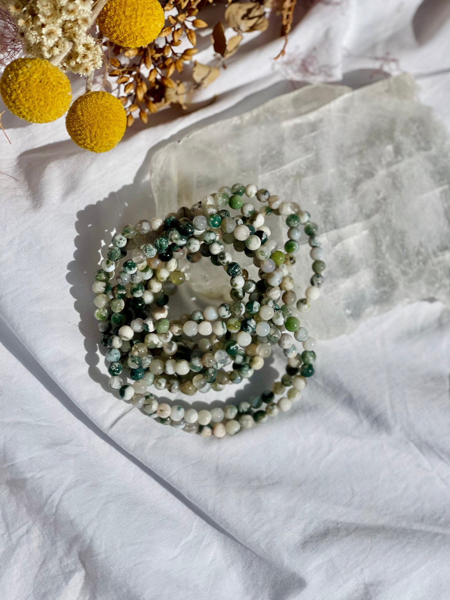 Moss Agate Bracelet