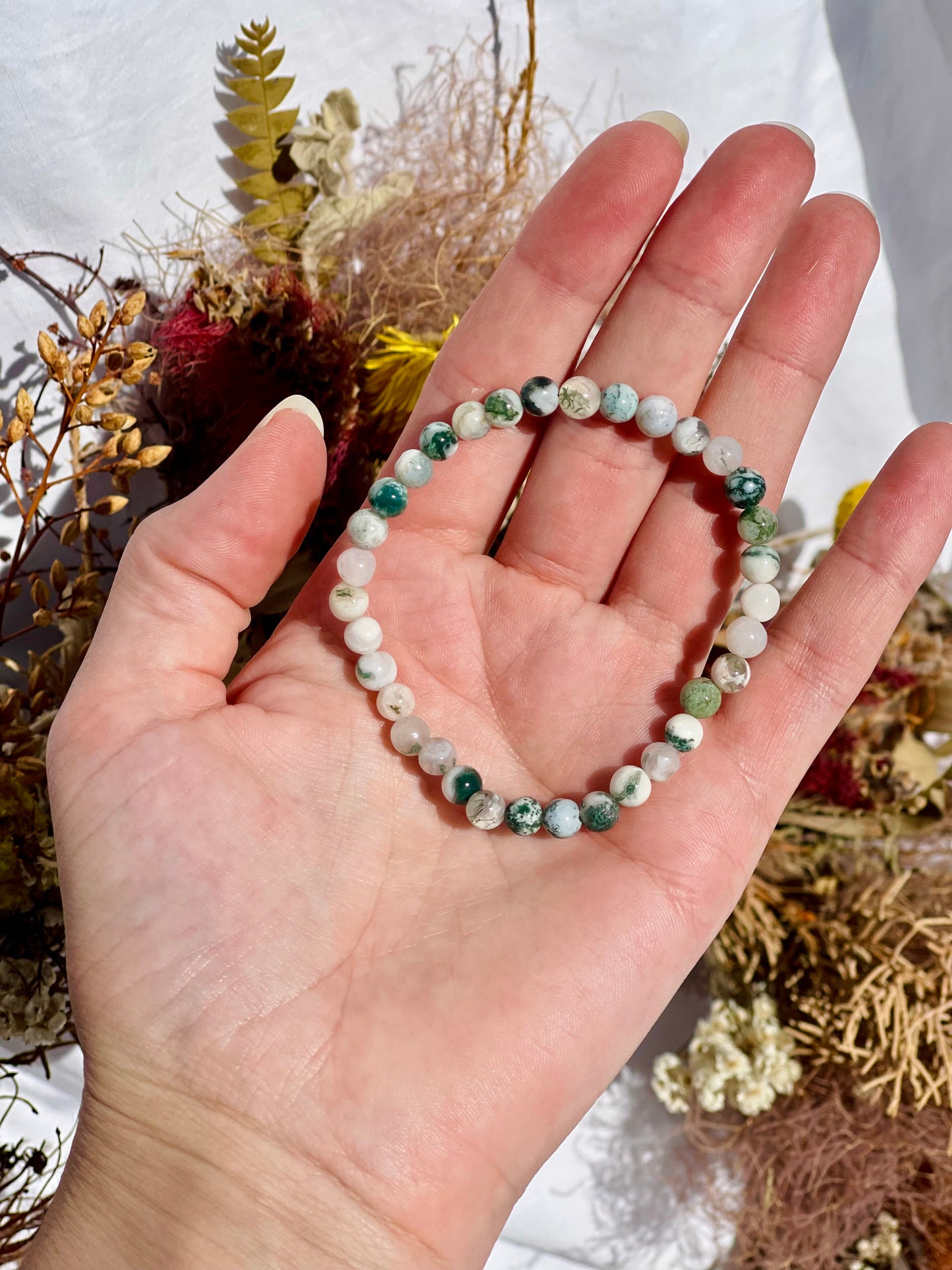 Moss Agate Bracelet