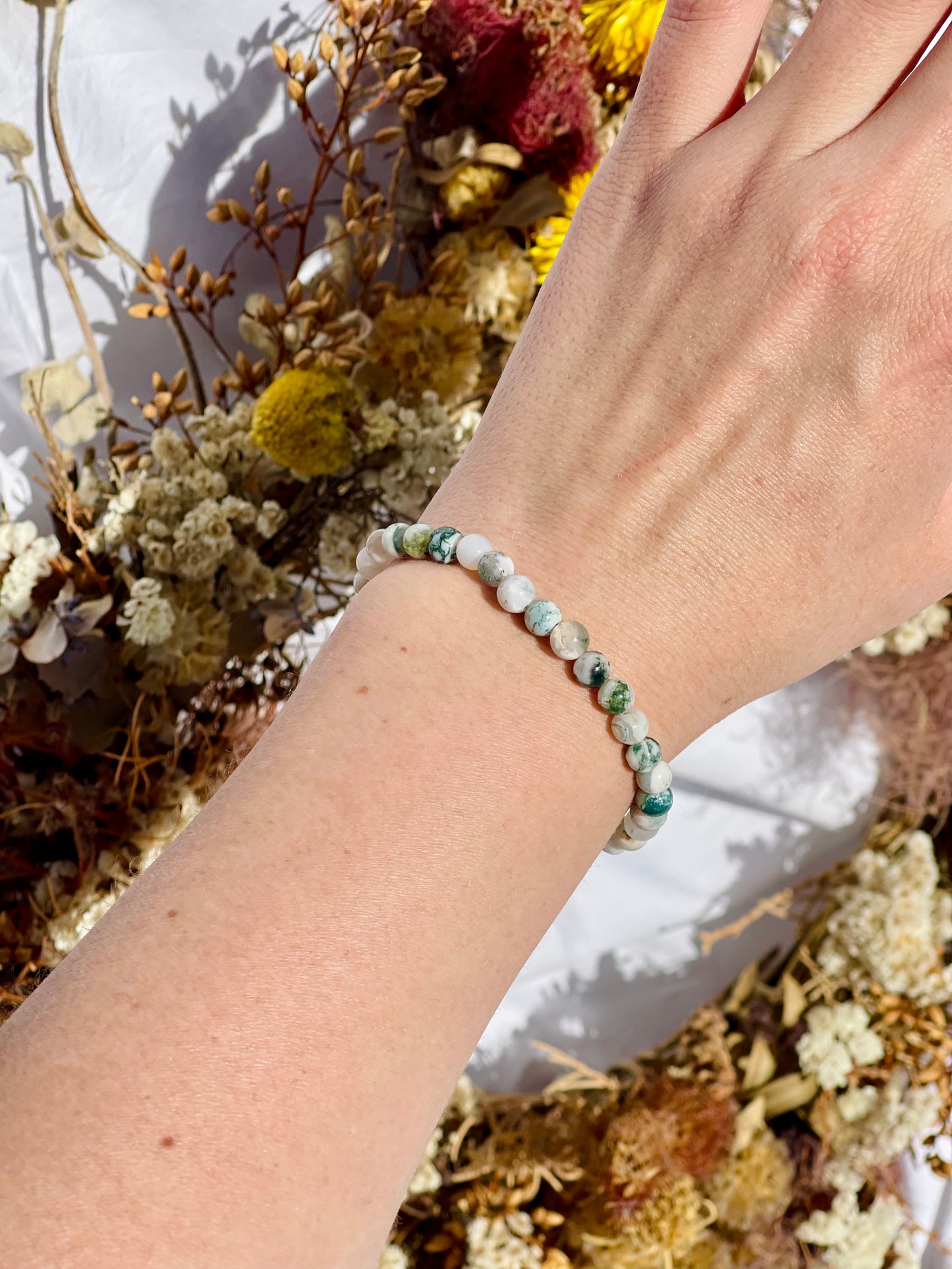 Moss Agate Bracelet