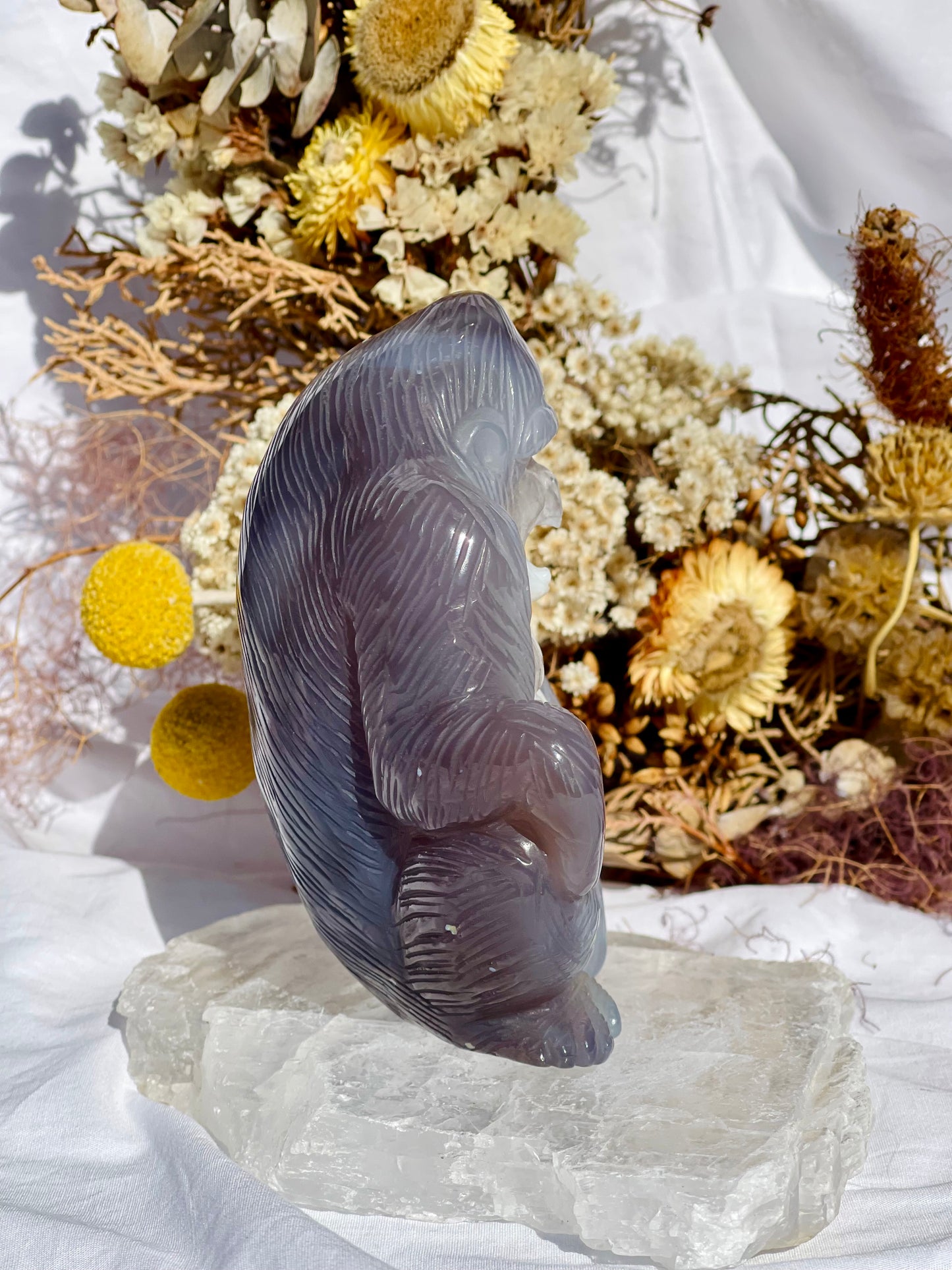 Druzy Agate Gorilla