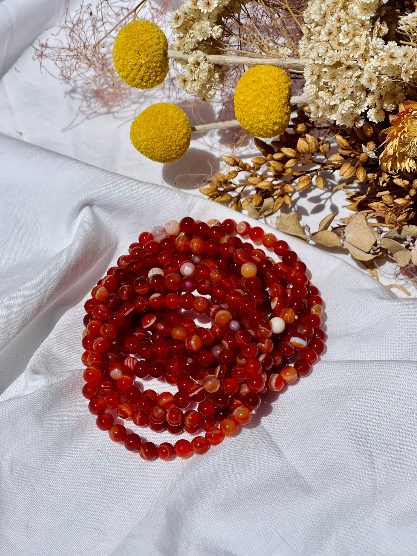 Carnelian Bracelet | 6mm
