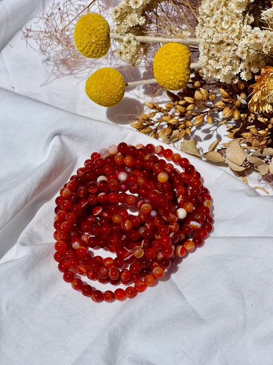Carnelian Bracelet | 6mm
