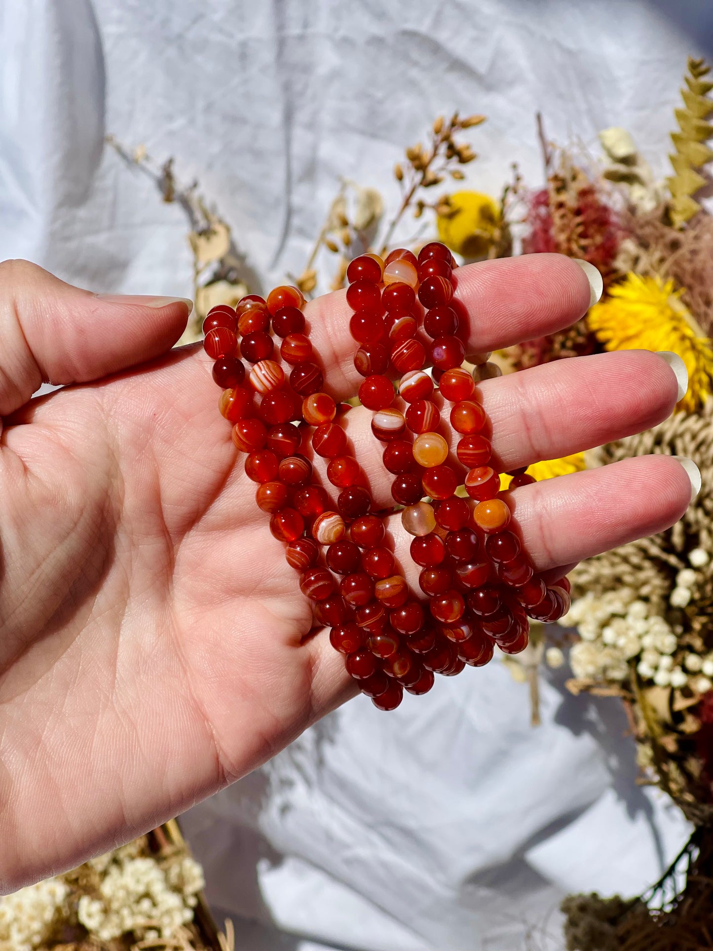 Carnelian Bracelet | 6mm