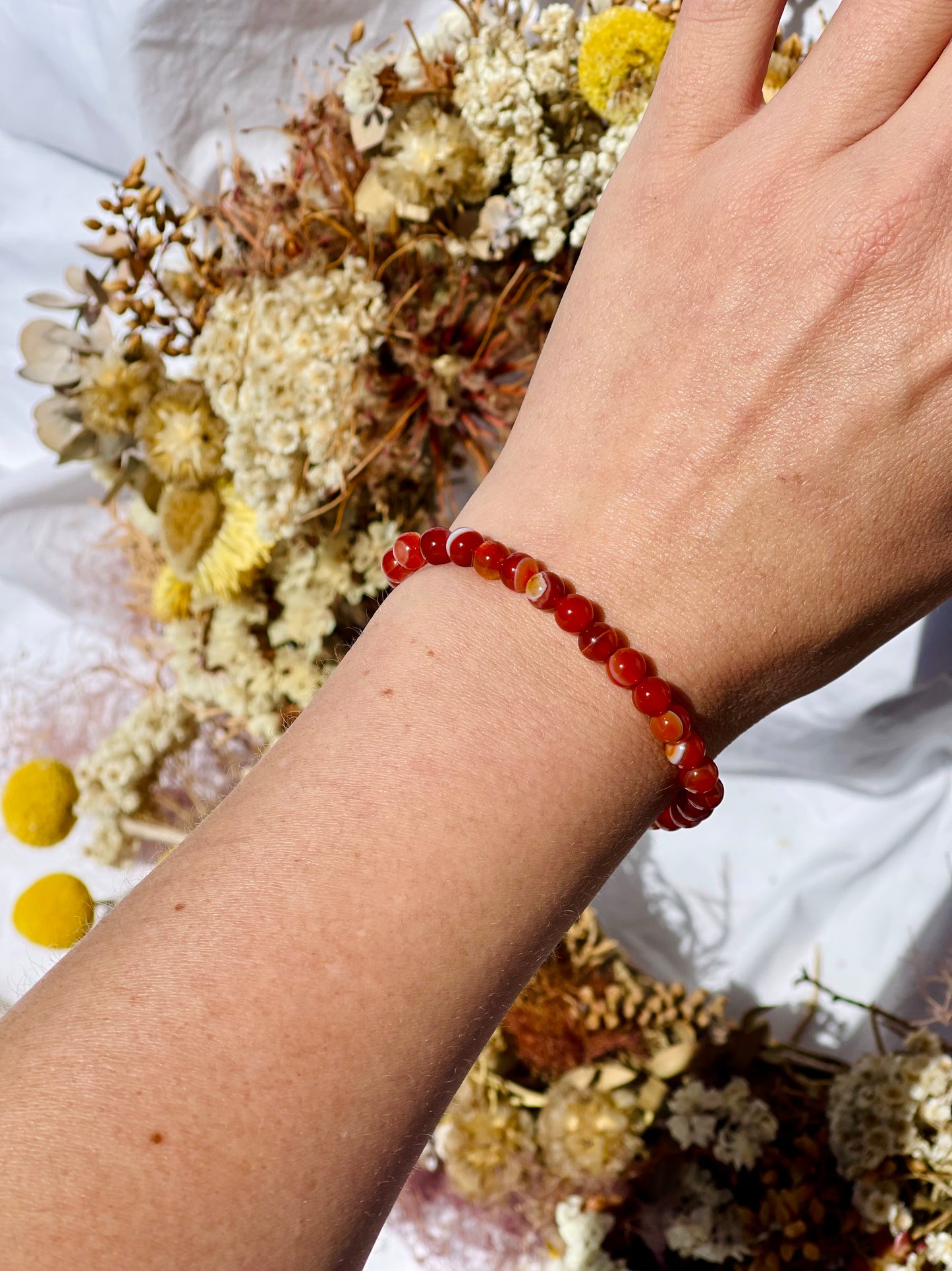 Carnelian Bracelet | 6mm
