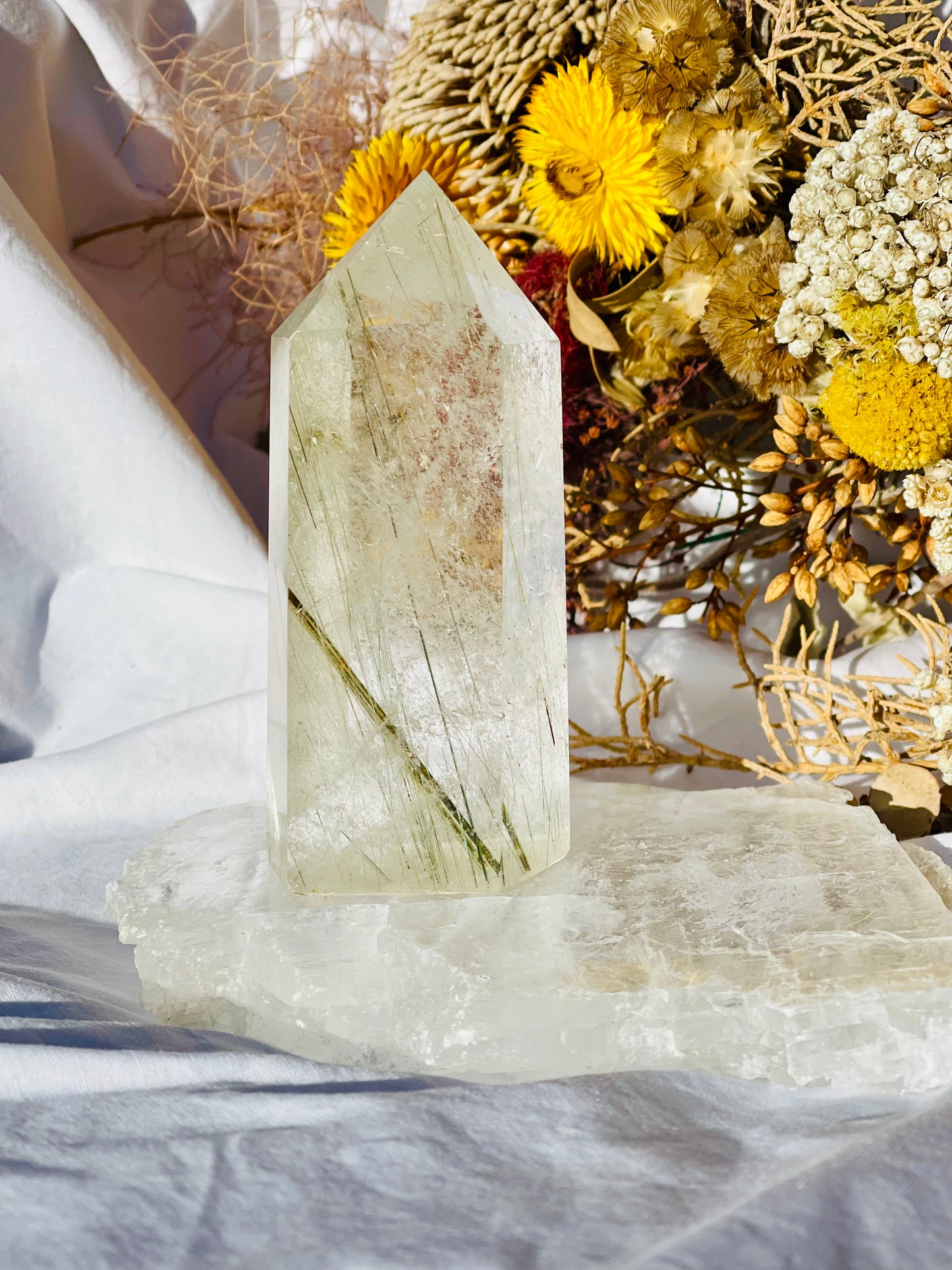 Rutile Quartz Point B