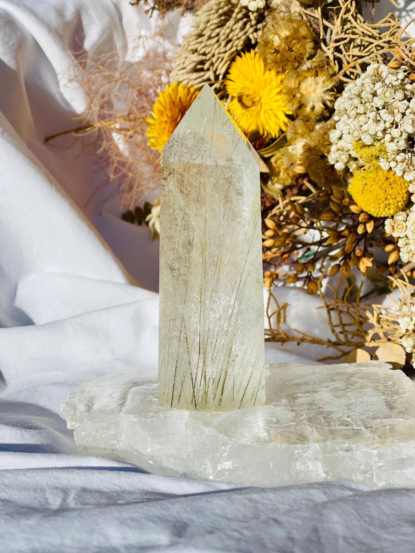 Rutile Quartz Point B