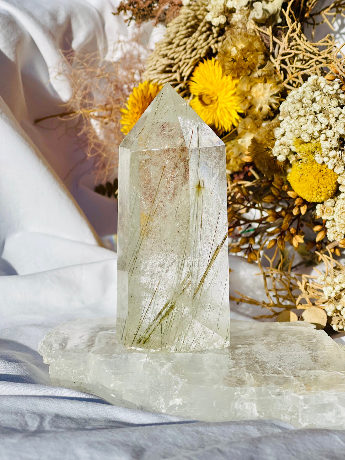 Rutile Quartz Point B
