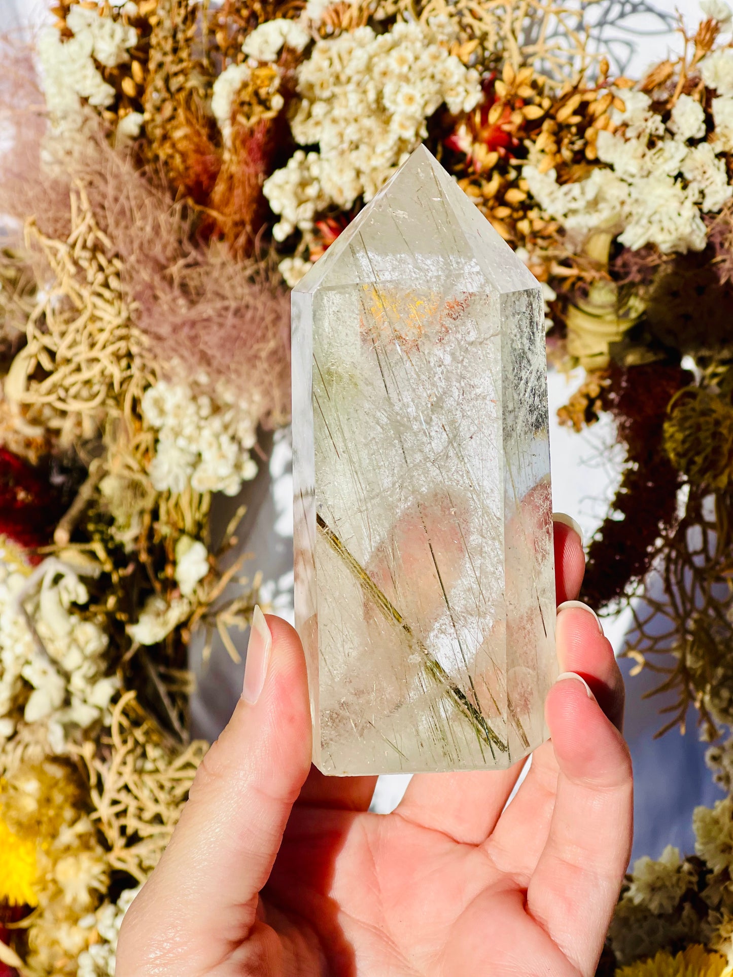 Rutile Quartz Point B