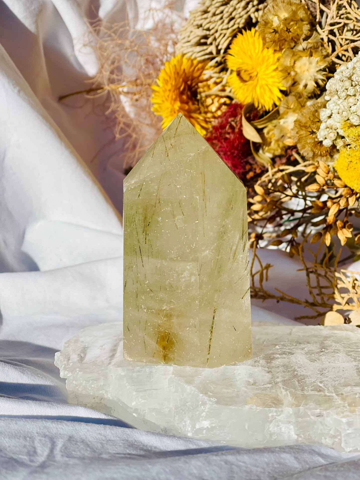 Rutile Quartz Point A