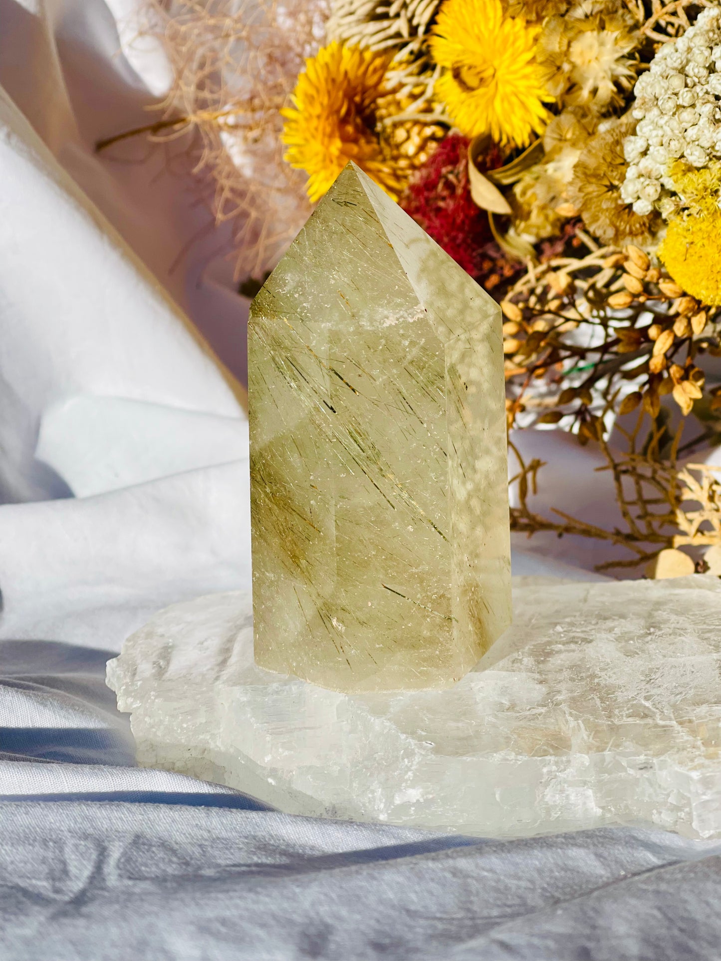 Rutile Quartz Point A