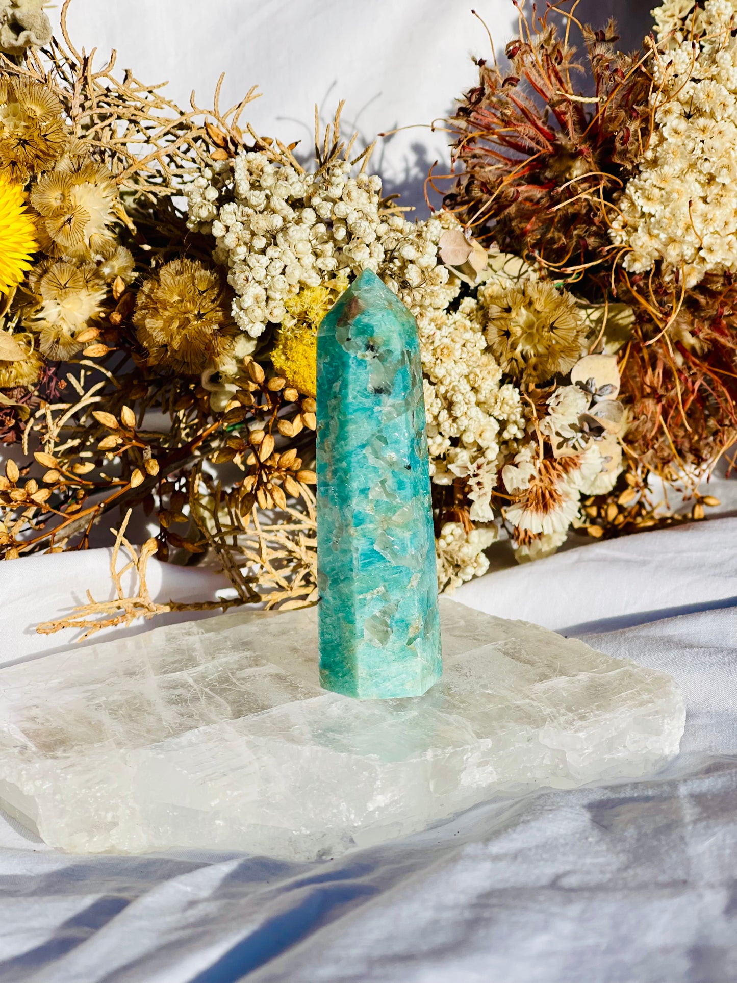 Amazonite | Smokey Quartz Point B
