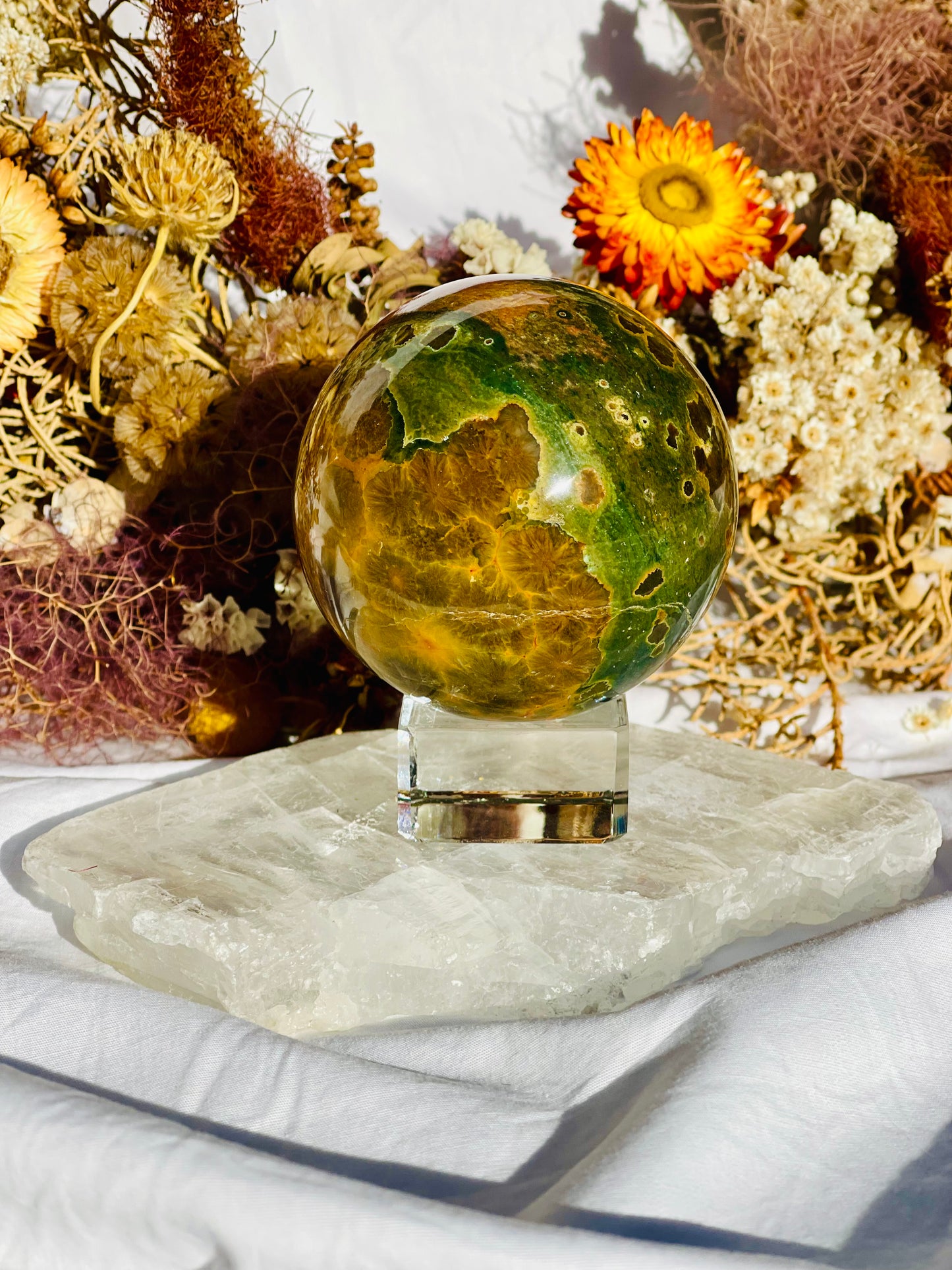 Ocean Jasper Sphere