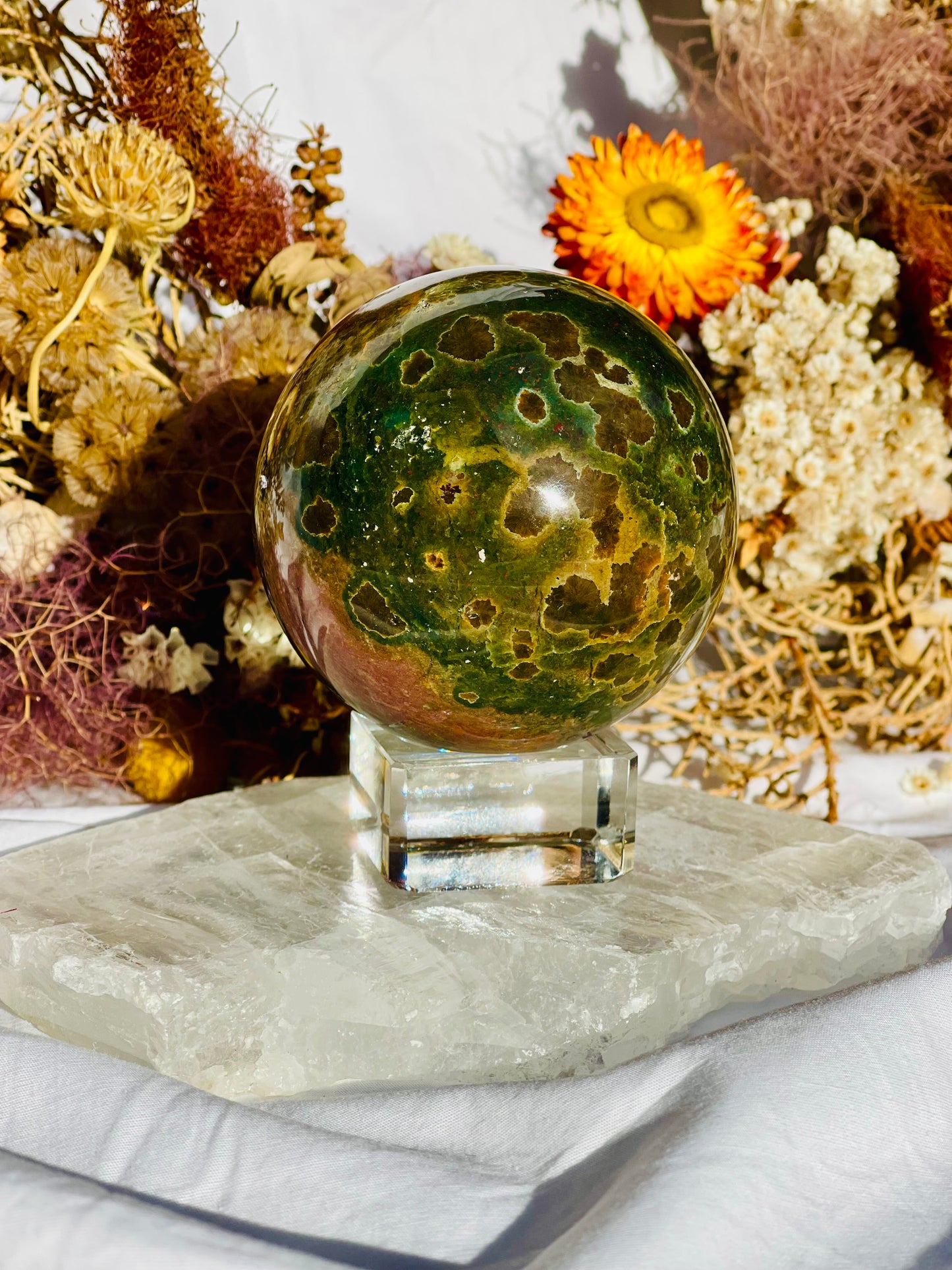 Ocean Jasper Sphere