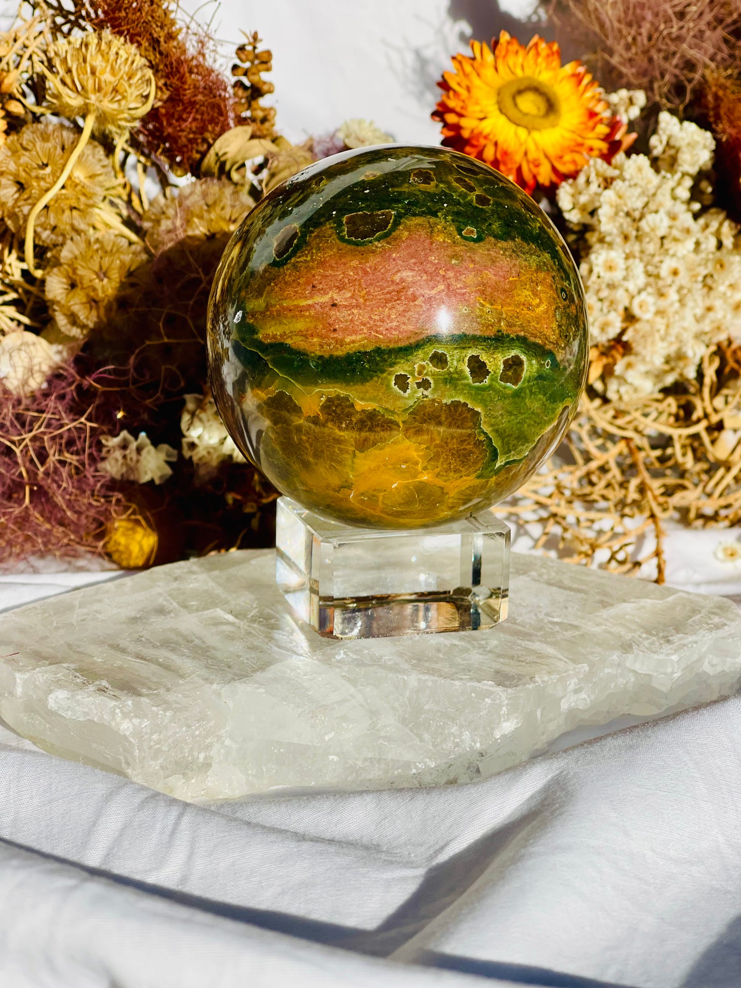 Ocean Jasper Sphere