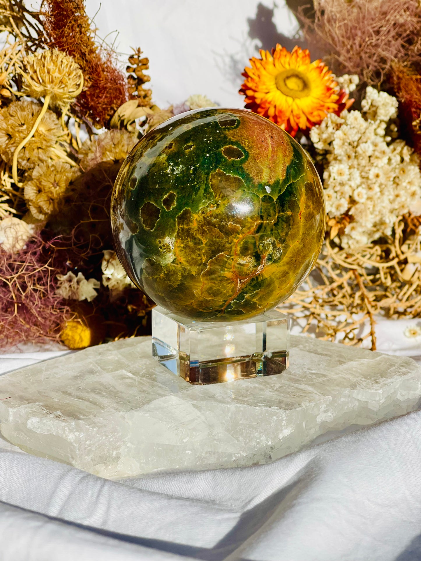 Ocean Jasper Sphere