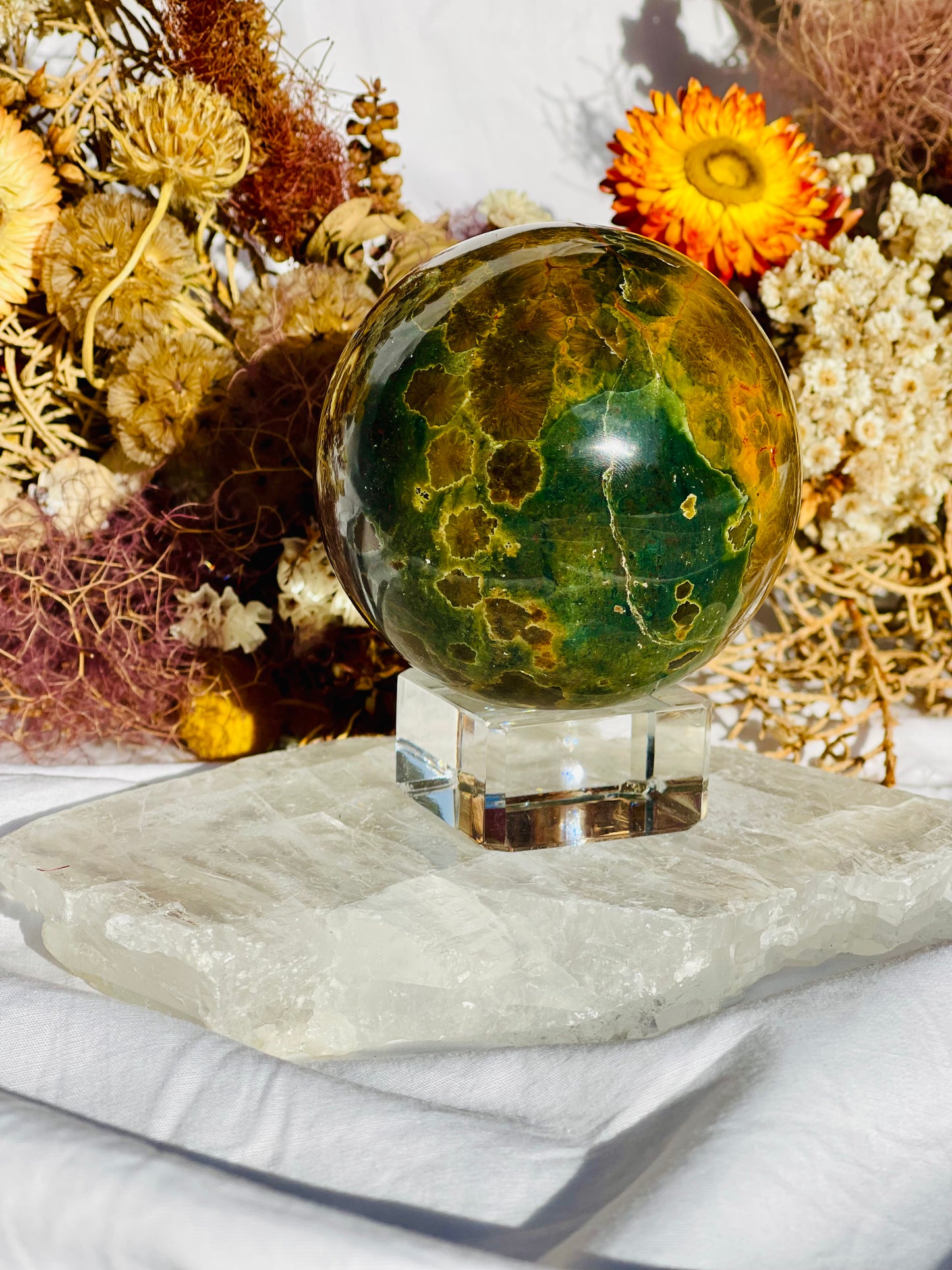 Ocean Jasper Sphere