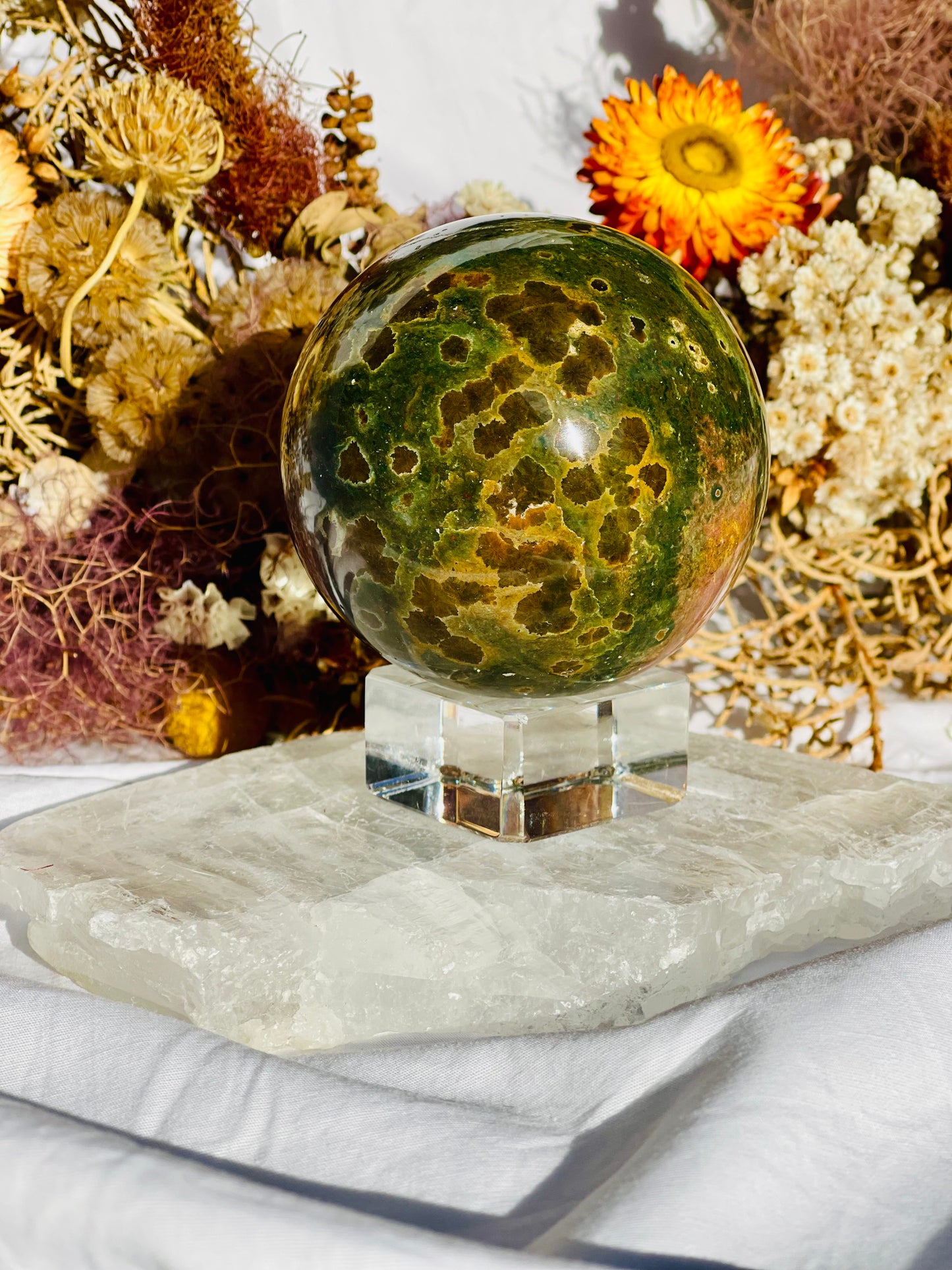 Ocean Jasper Sphere