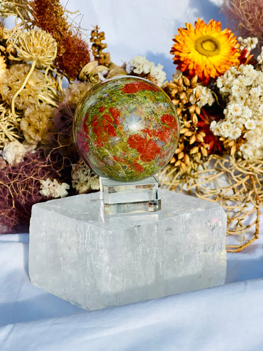 Unakite Sphere