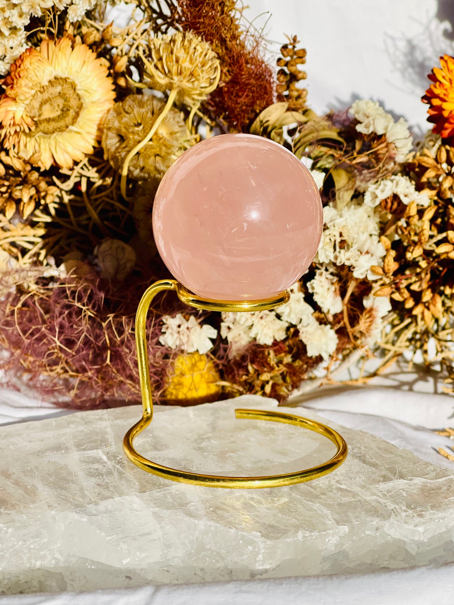 Rose Quartz Sphere A