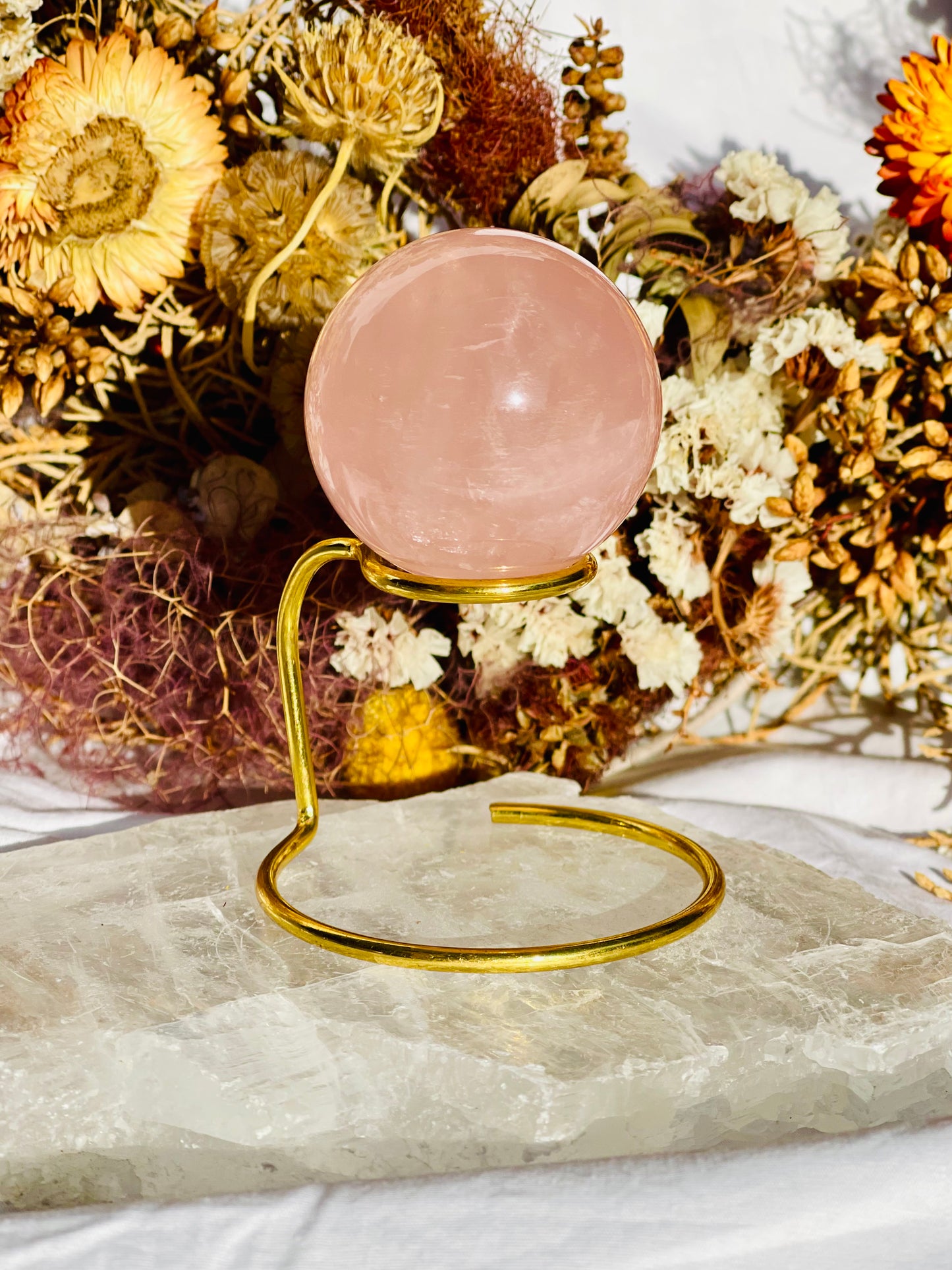 Rose Quartz Sphere A