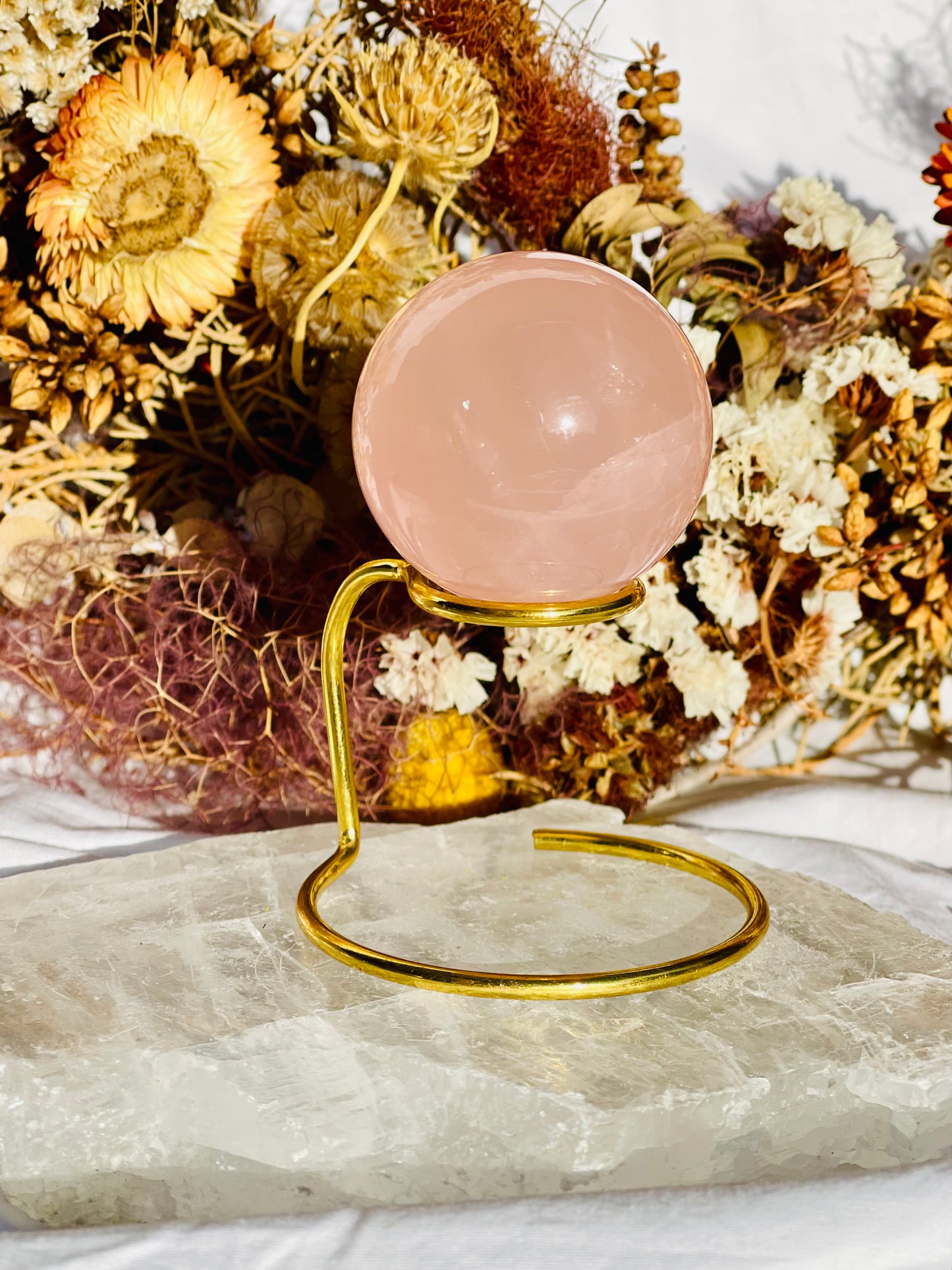 Rose Quartz Sphere A