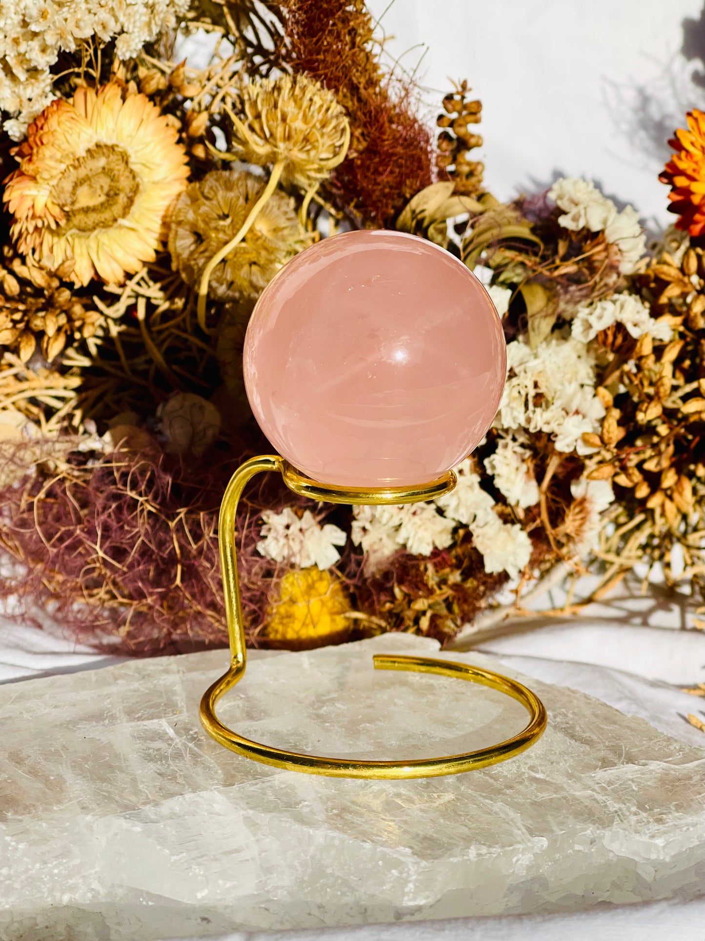 Rose Quartz Sphere A