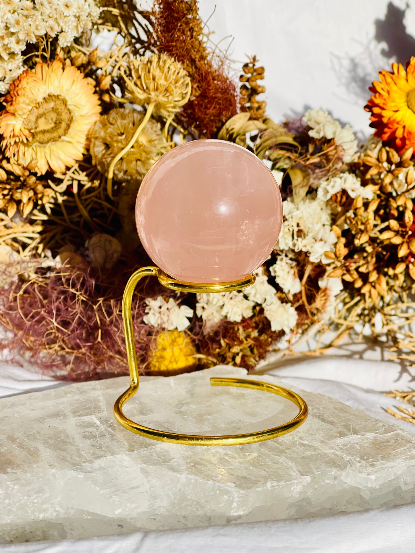 Rose Quartz Sphere A