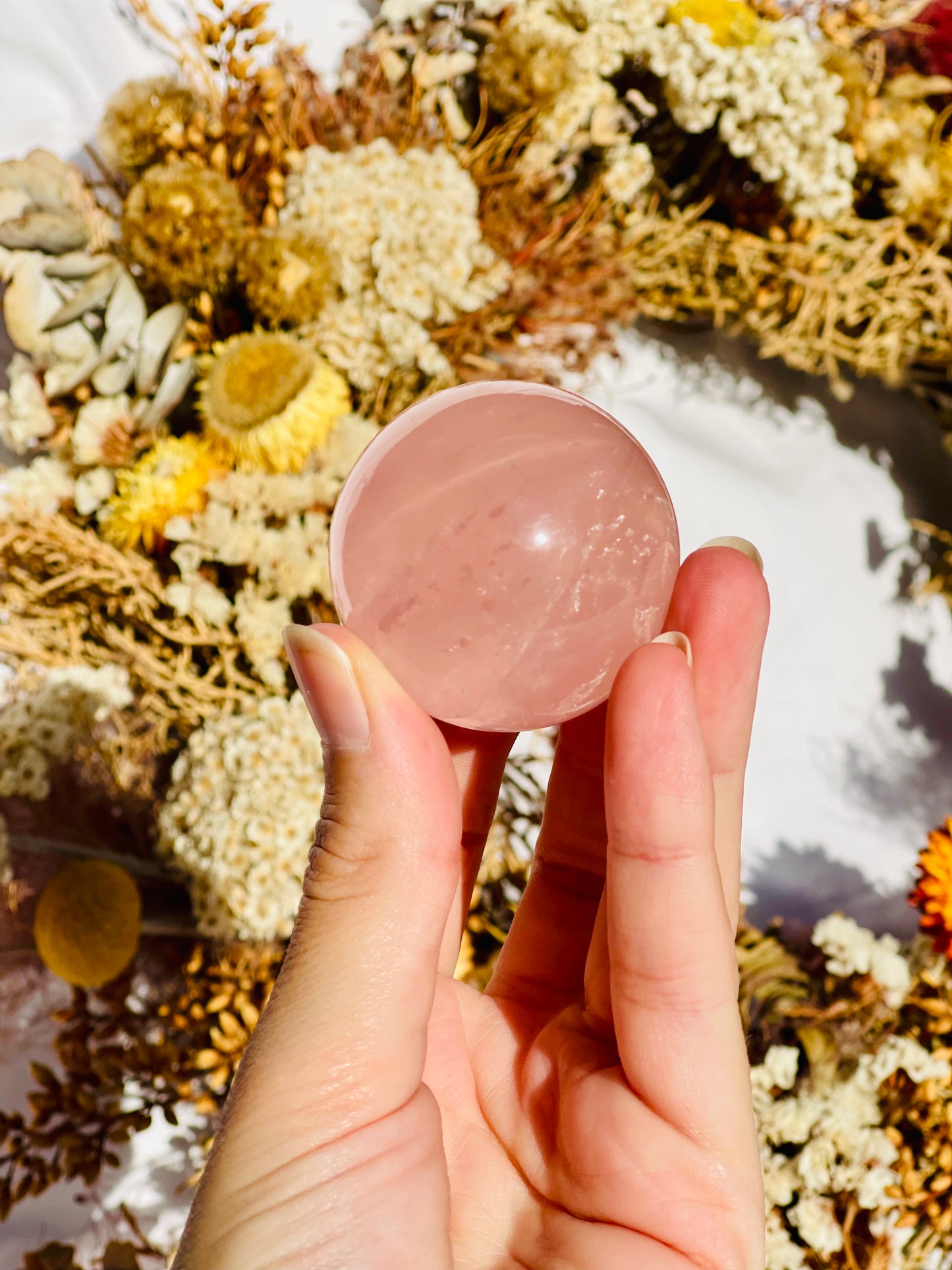 Rose Quartz Sphere A