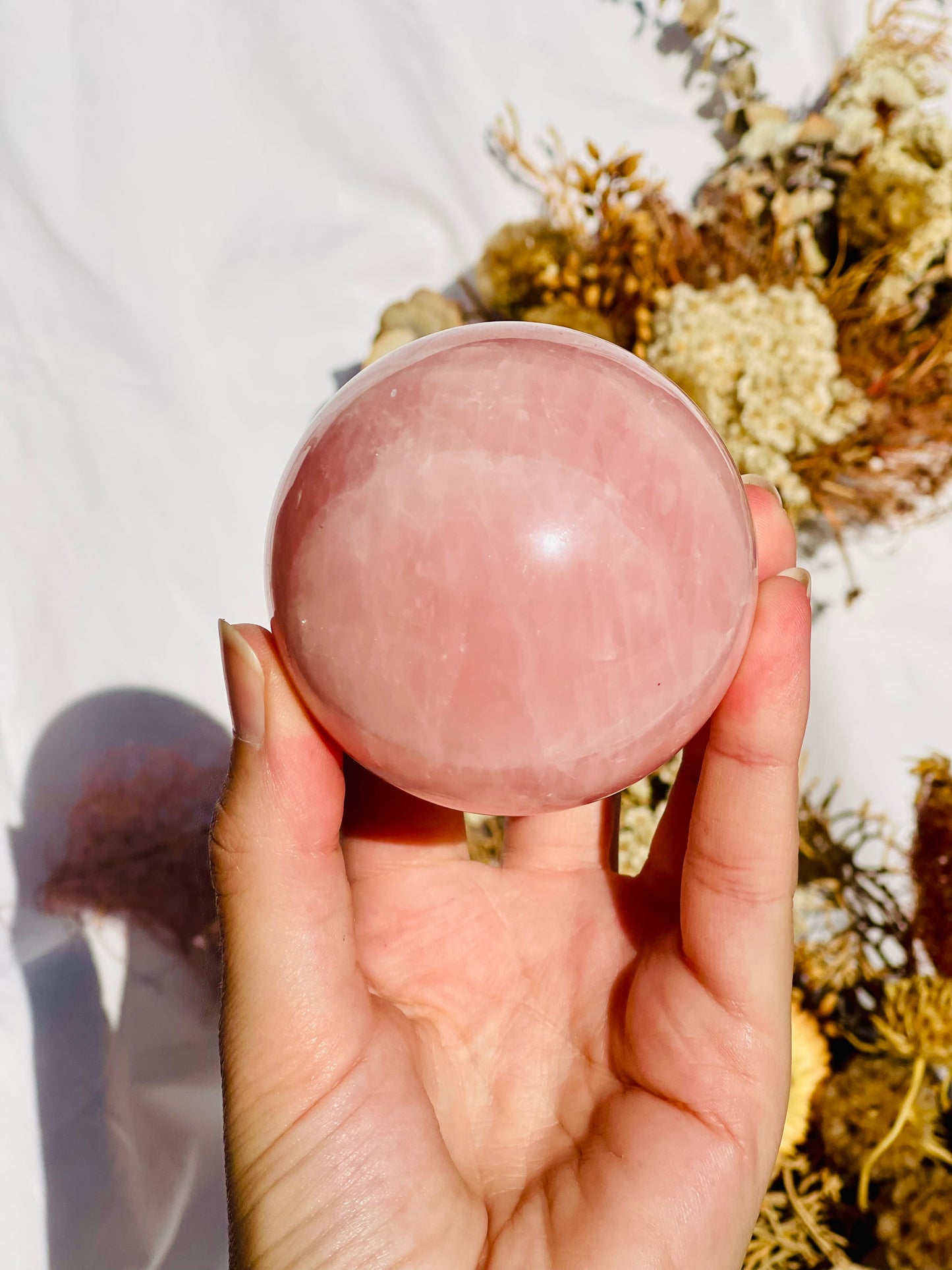 Rose Quartz Sphere