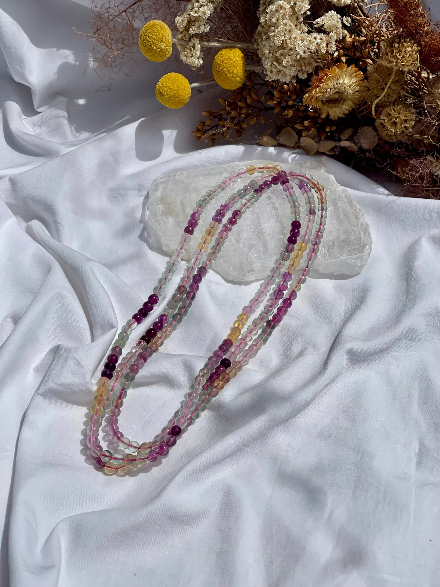 Fluorite Wrap Bracelet