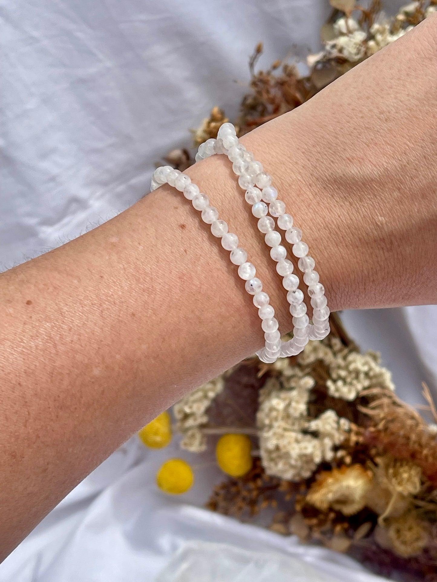 Moonstone Wrap Bracelet