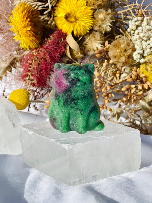 Ruby Zoisite Chunky Cat #2