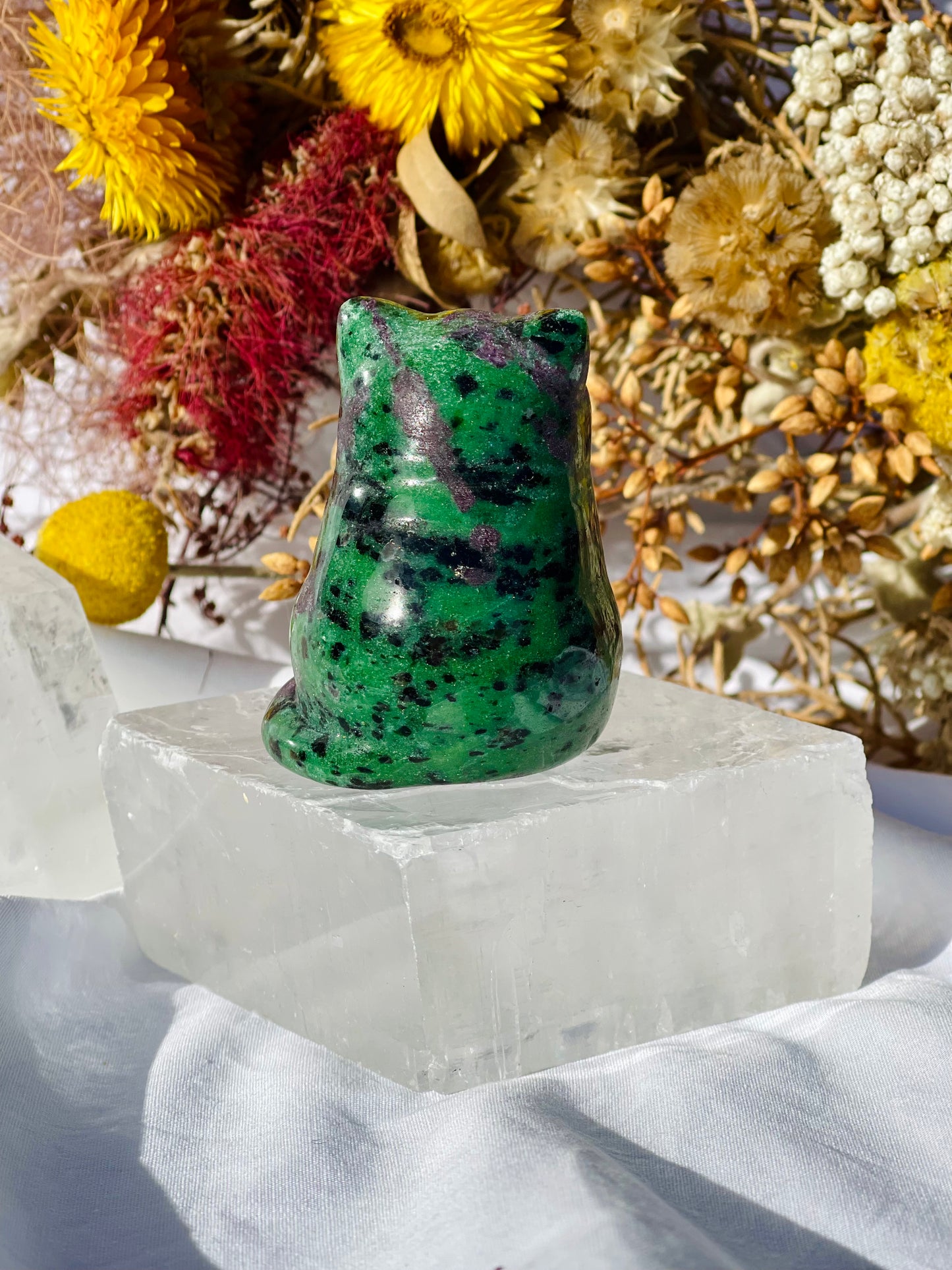 Ruby Zoisite Chunky Cat #1