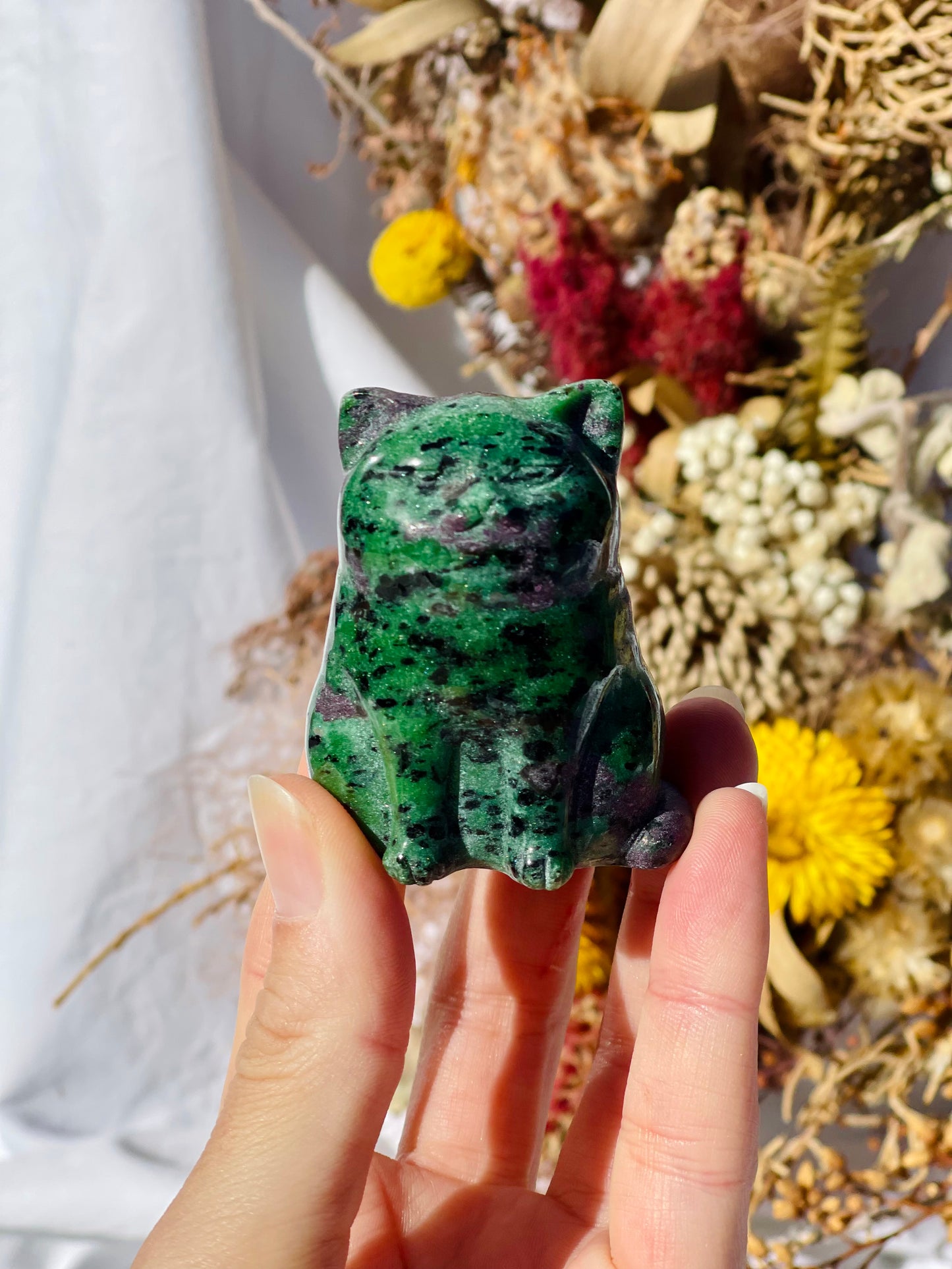 Ruby Zoisite Chunky Cat #1