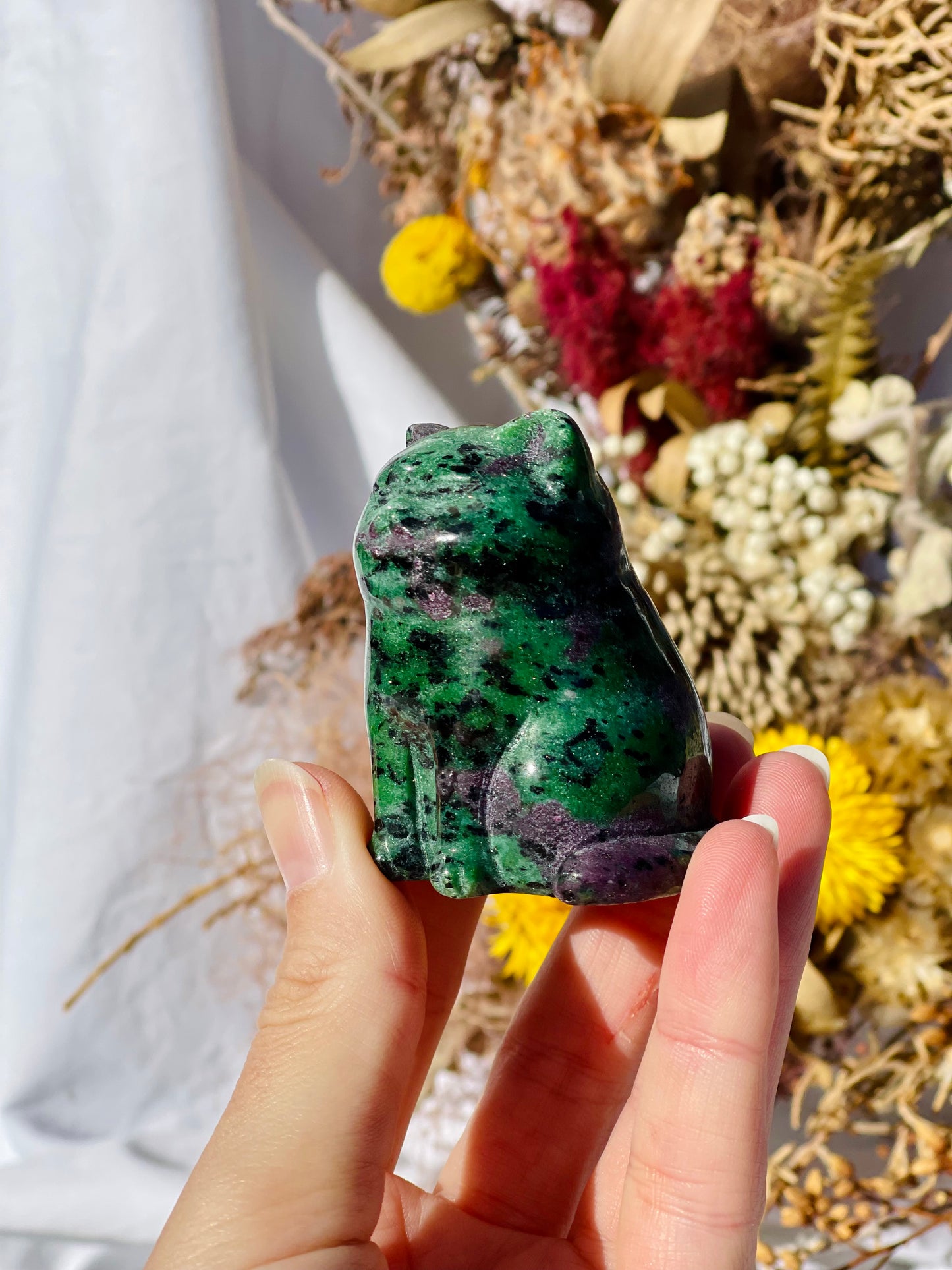 Ruby Zoisite Chunky Cat #1
