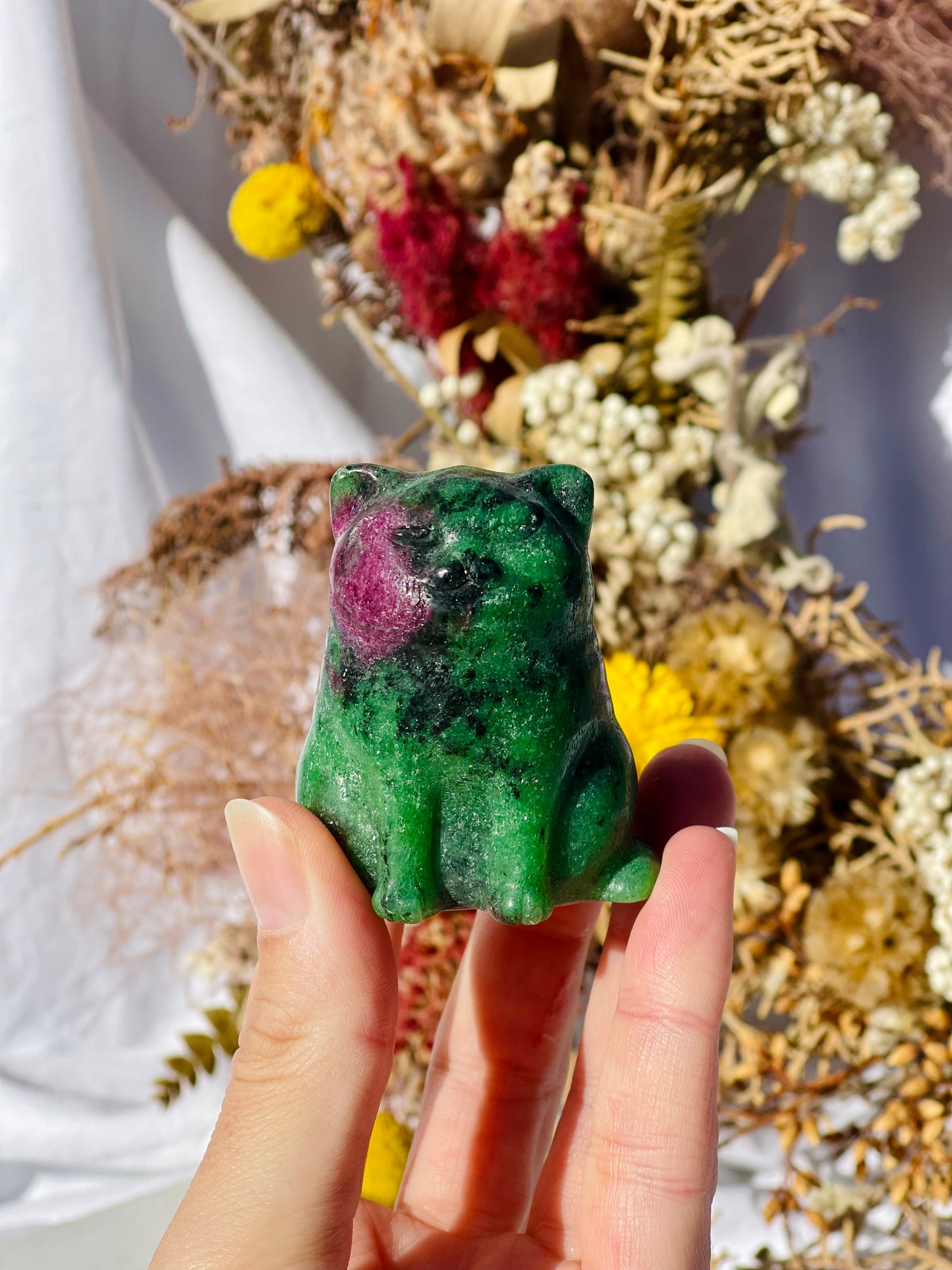 Ruby Zoisite Chunky Cat #2