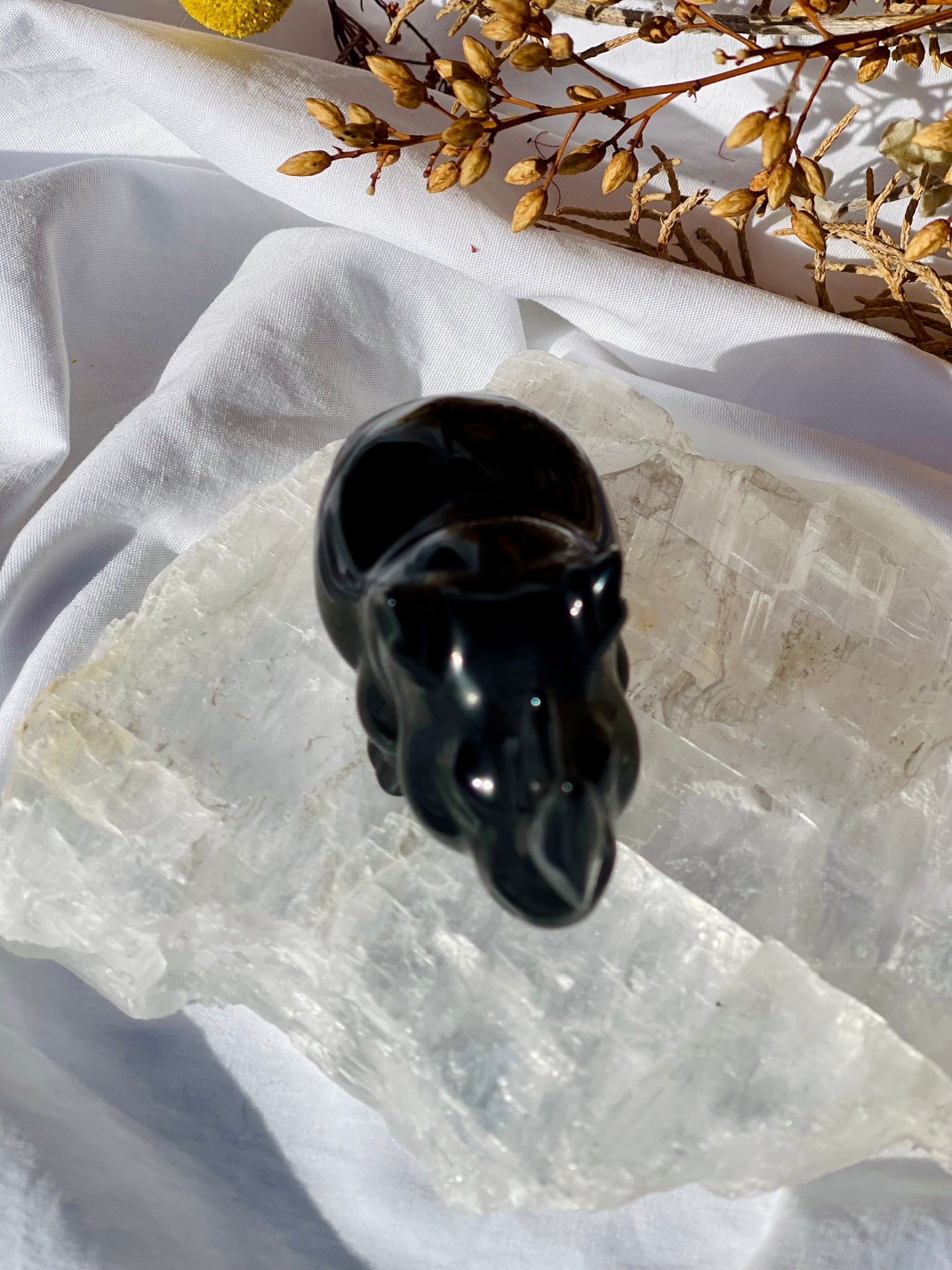 Black Obsidian Rhino