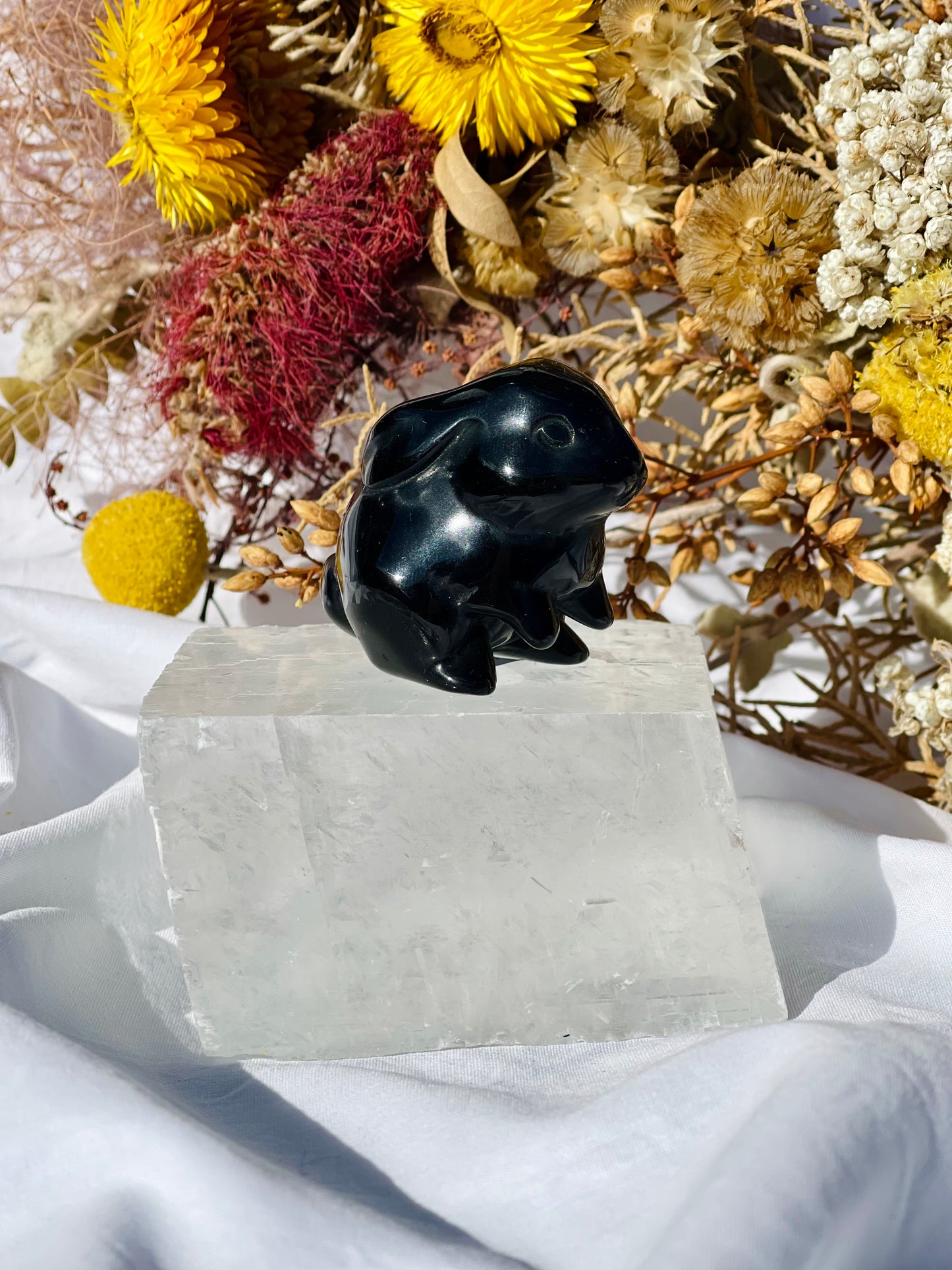 Black Obsidian Bunny