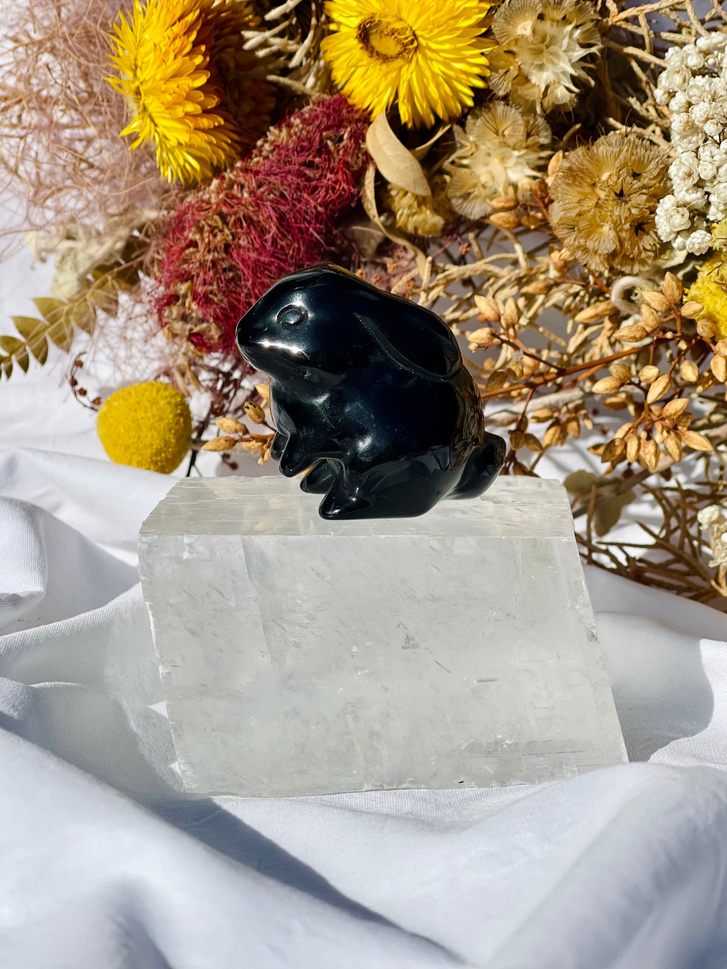 Black Obsidian Bunny