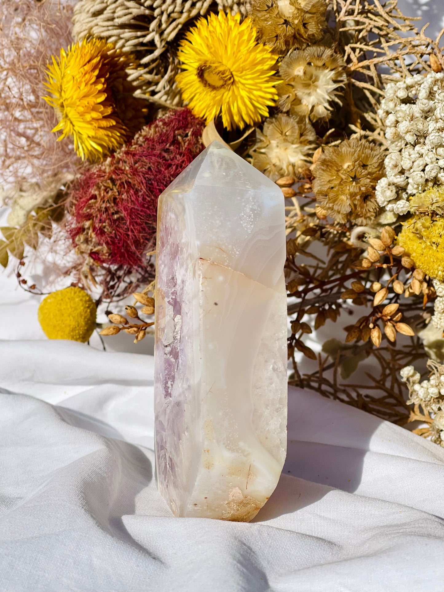 Amethyst & Agate Druzy Freeform