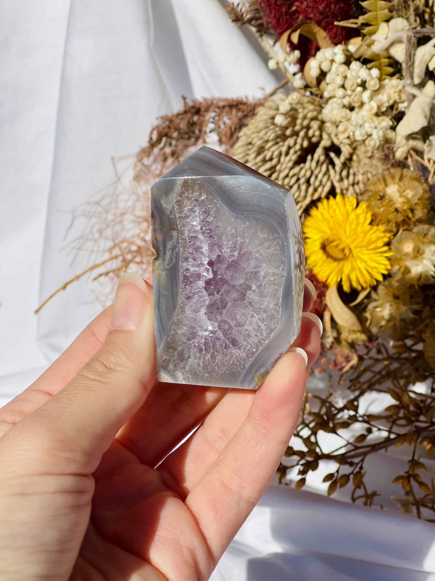 Amethyst & Agate Freeform
