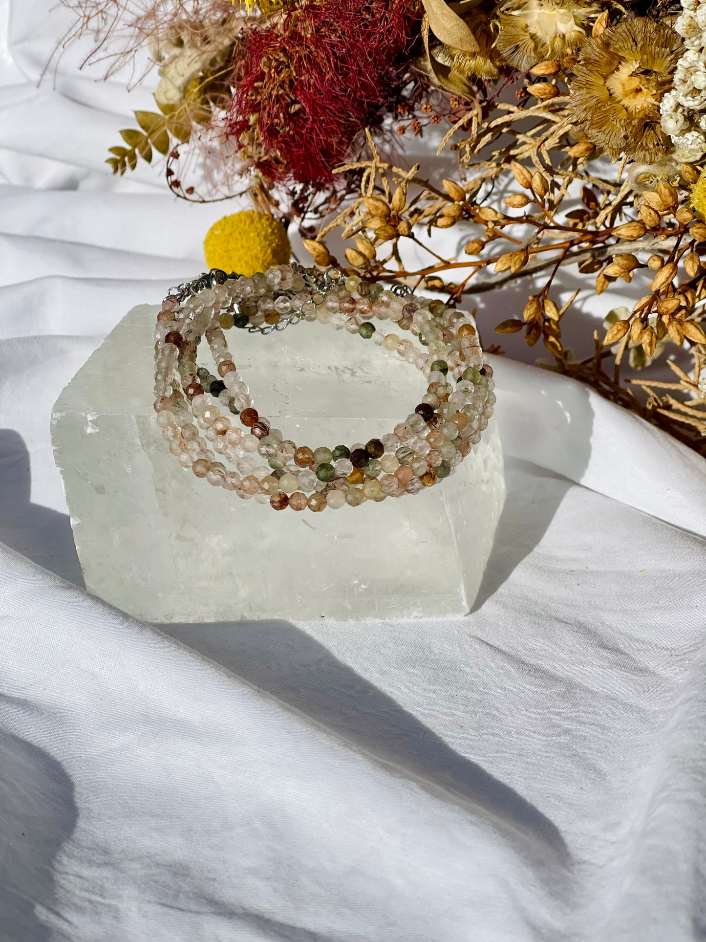 Rutile Faceted Bracelet