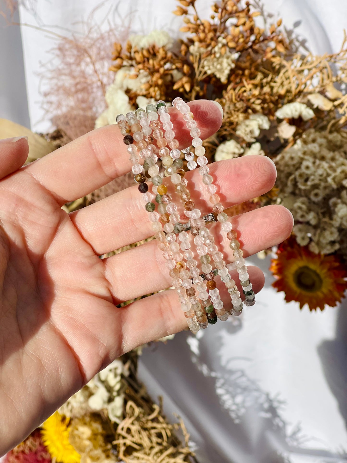 Rutile Faceted Bracelet