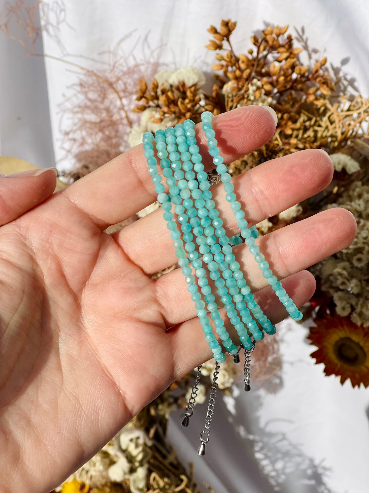 Amazonite Faceted Bracelet