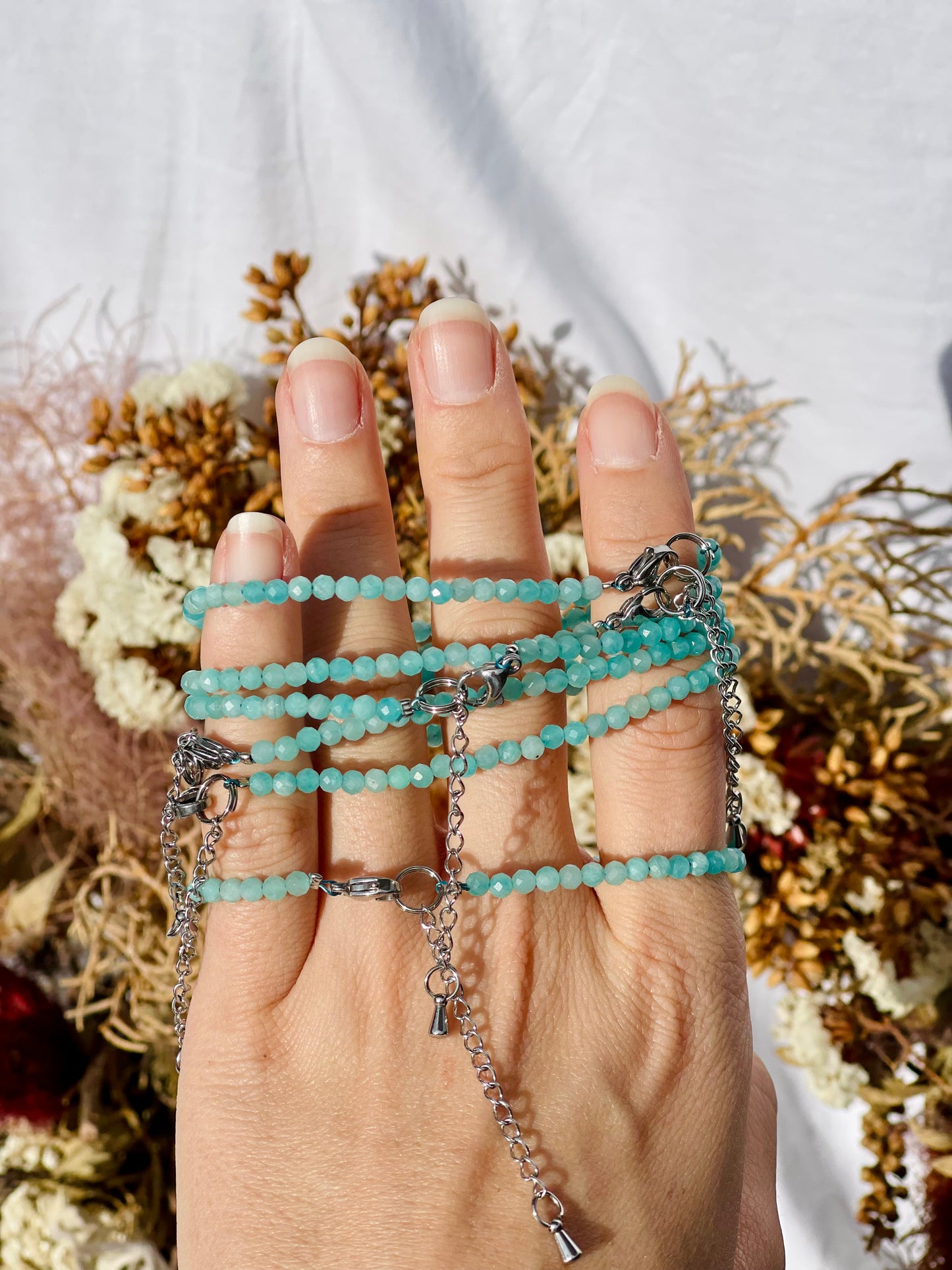 Amazonite Faceted Bracelet