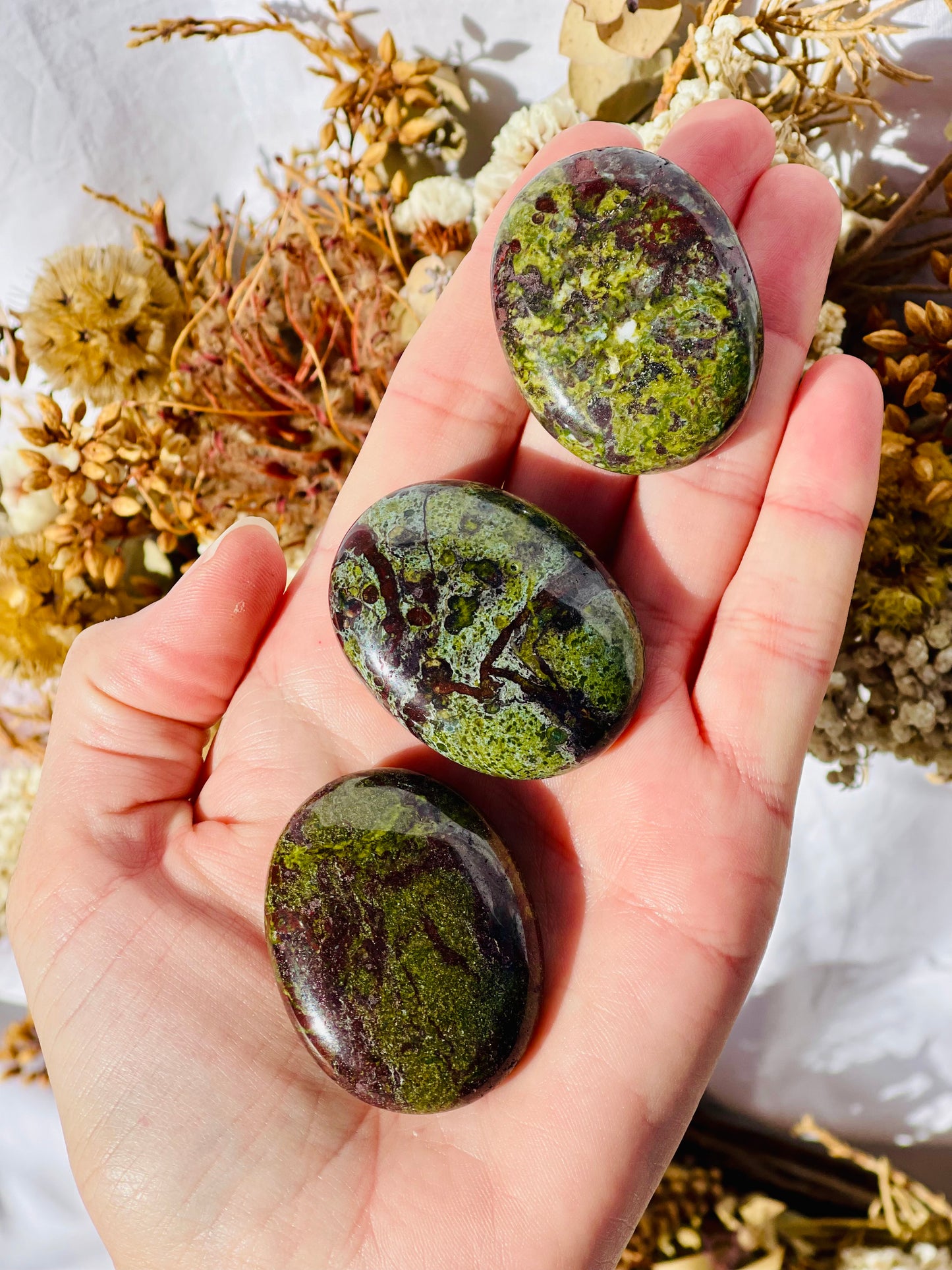 Bloodstone Mini Palmstone