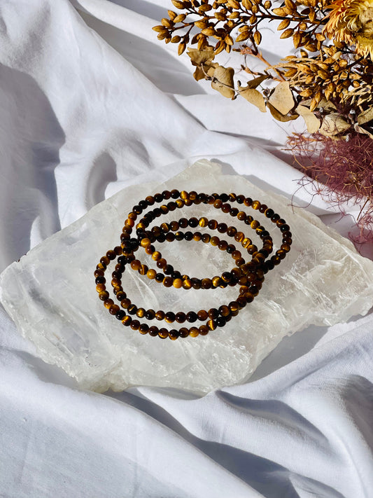 Tiger Eye bracelet | 4mm
