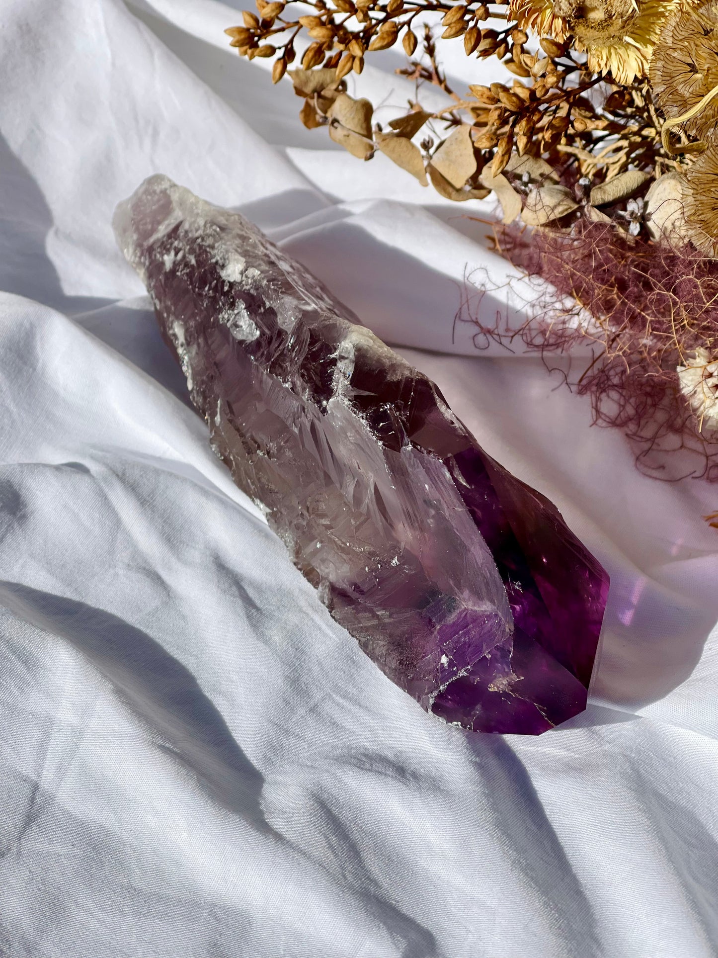 Natural Smokey Ametrine Wand #1