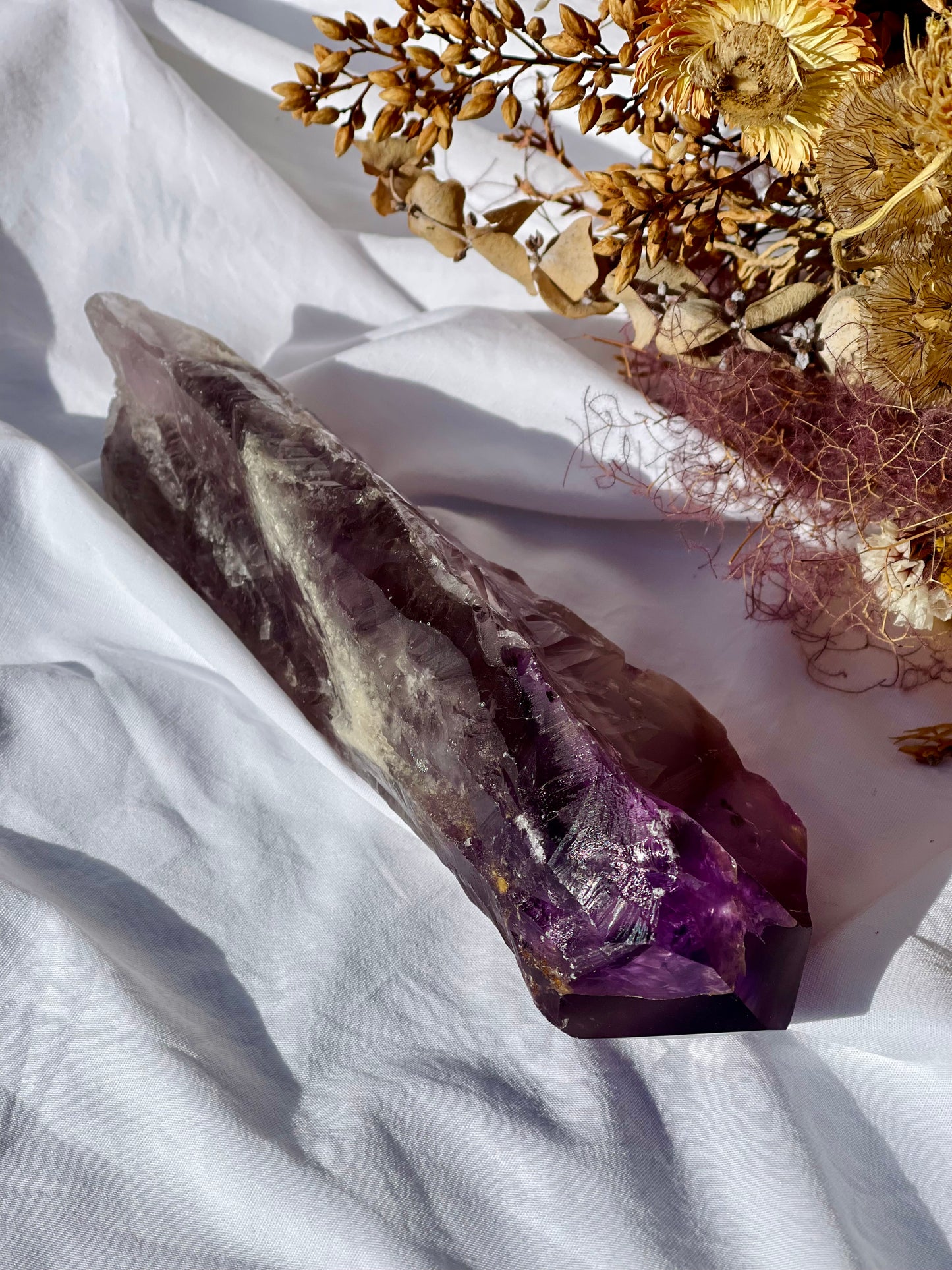 Natural Smokey Ametrine Wand #1
