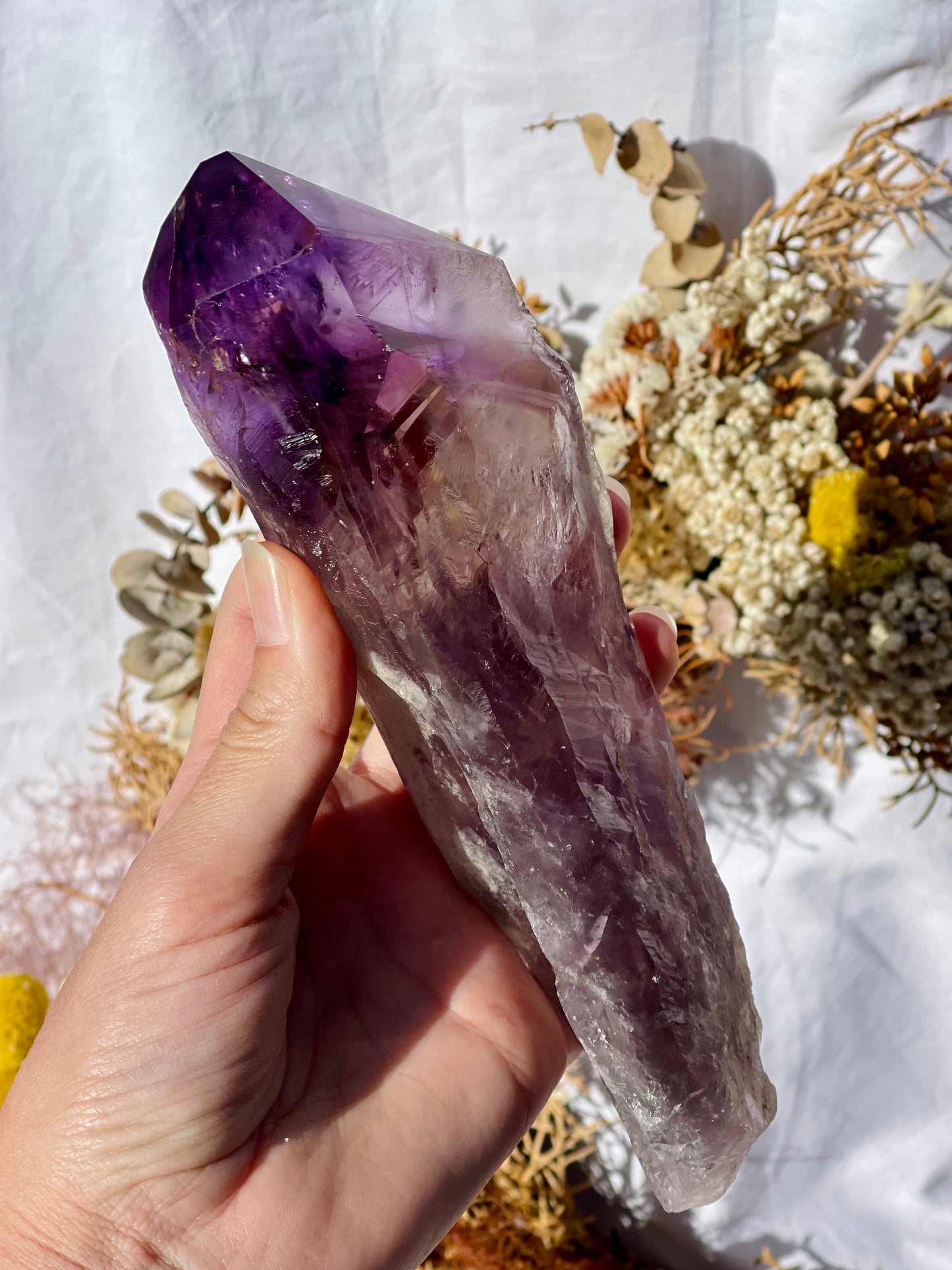 Natural Smokey Ametrine Wand #1